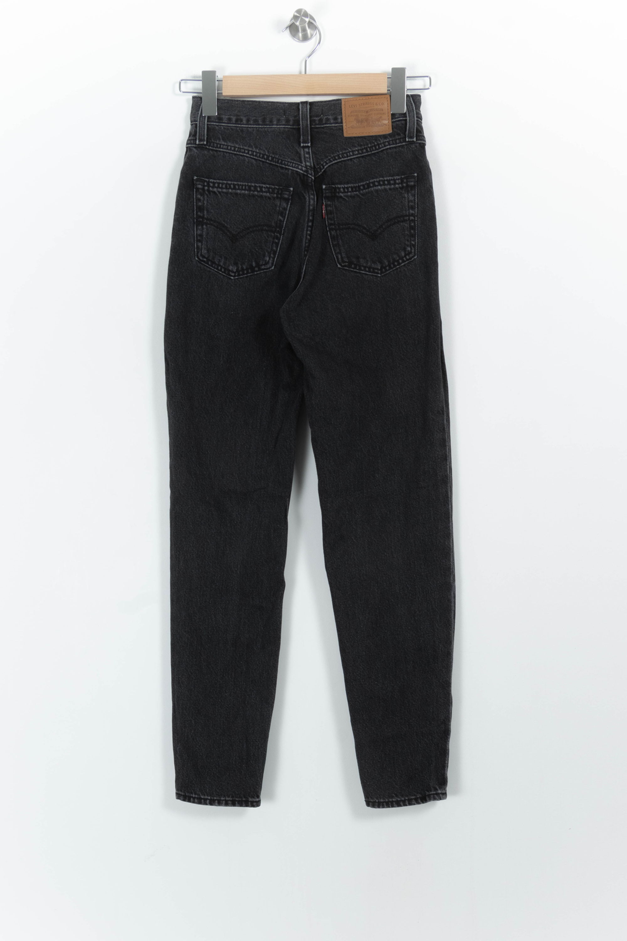 Cropped slim jeans with studs LEVI'S - Seconde main Black
