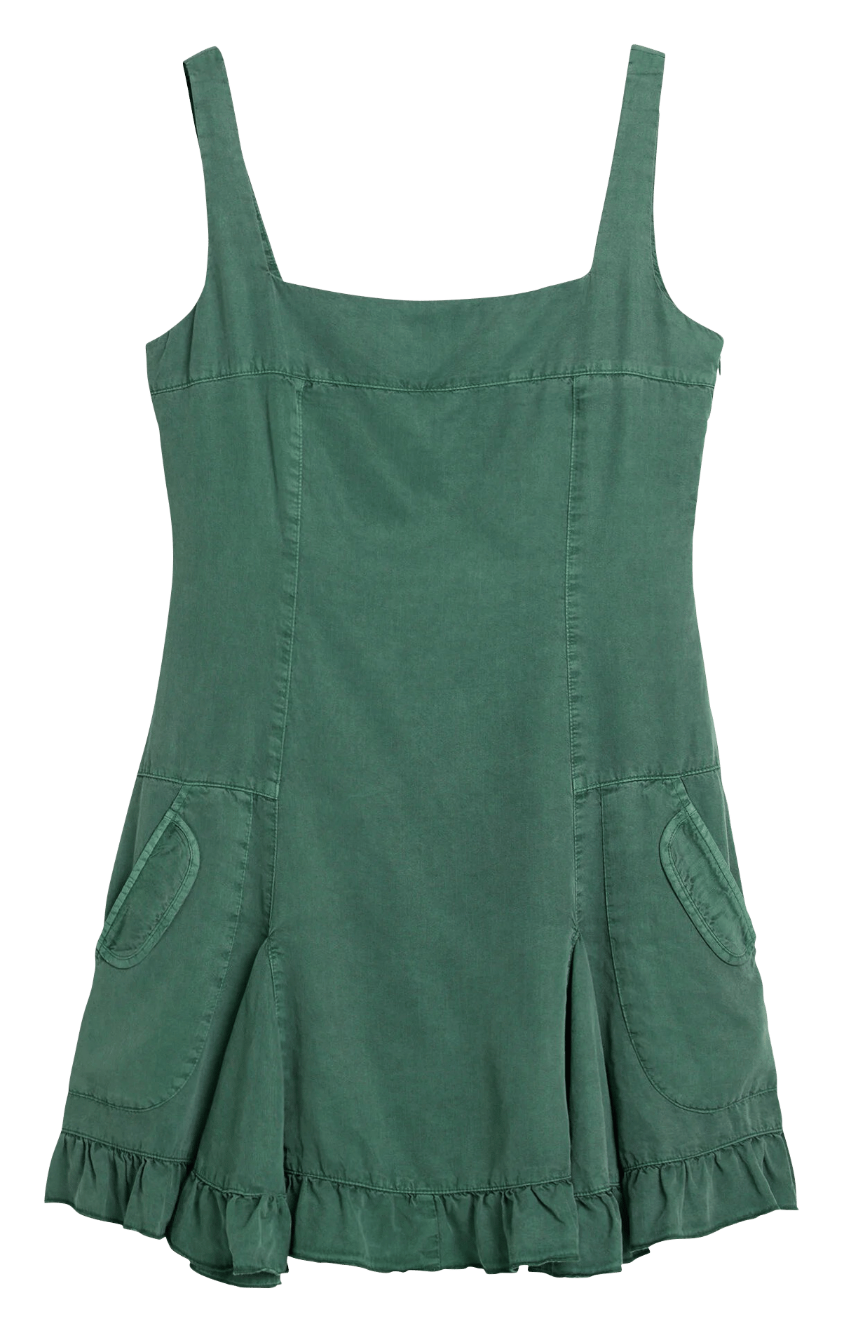 Robe courte col droit DESIGUAL Vert