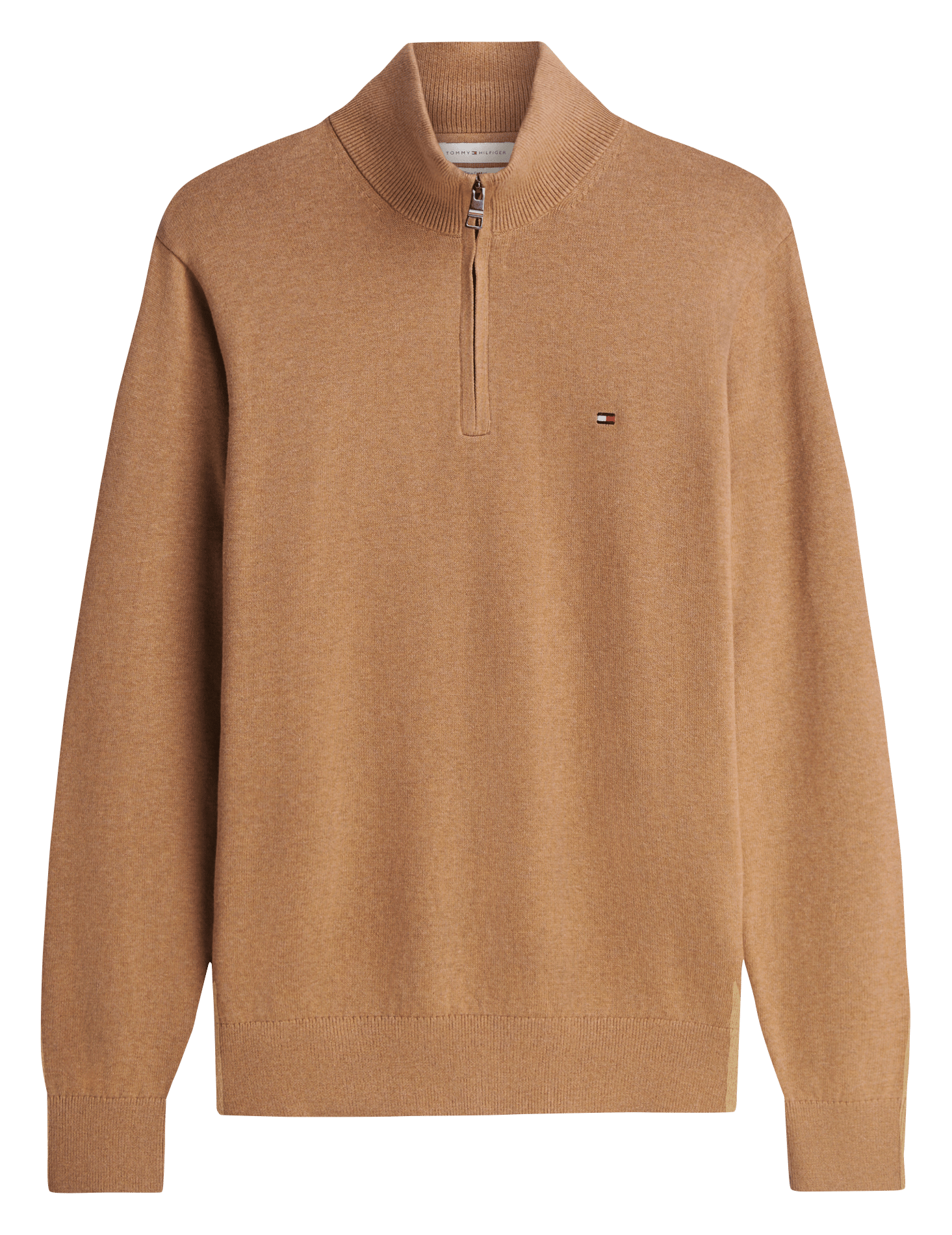 Pullover aus Bio-Baumwolle und Kaschmir mit Stehkragen, Regular Fit TOMMY HILFIGER