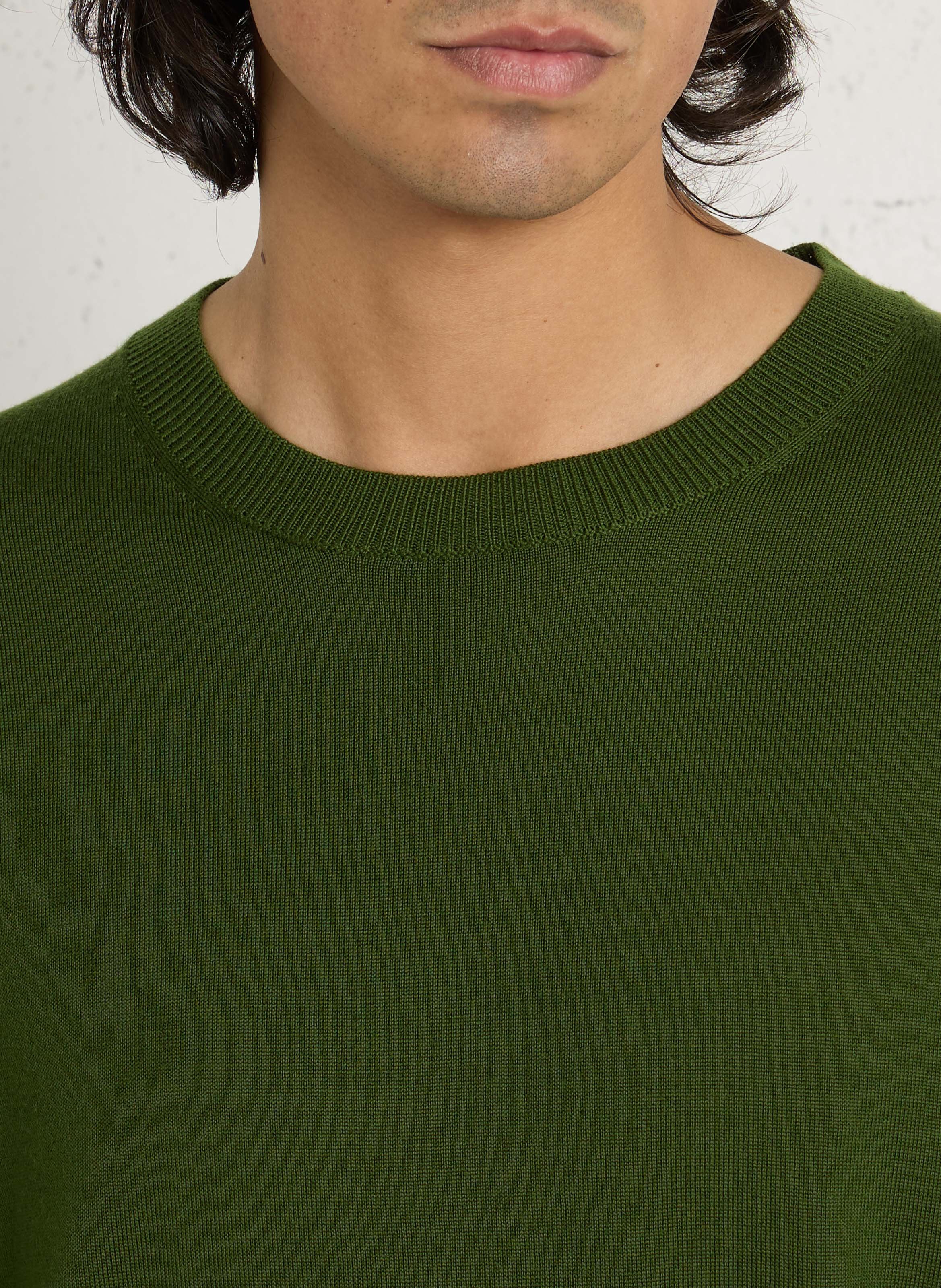 Pull oversize en laine AU PRINTEMPS PARIS Vert