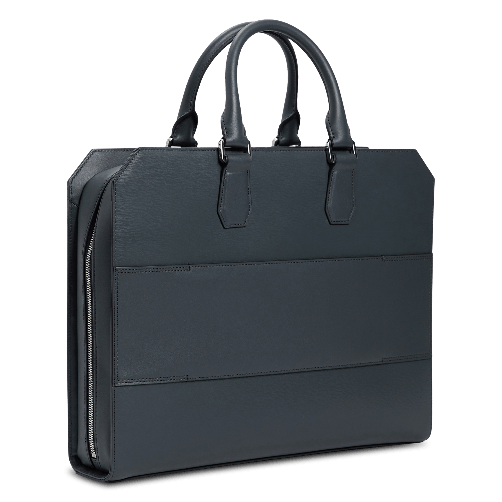 Porte-documents en cuir LE TANNEUR Blauw