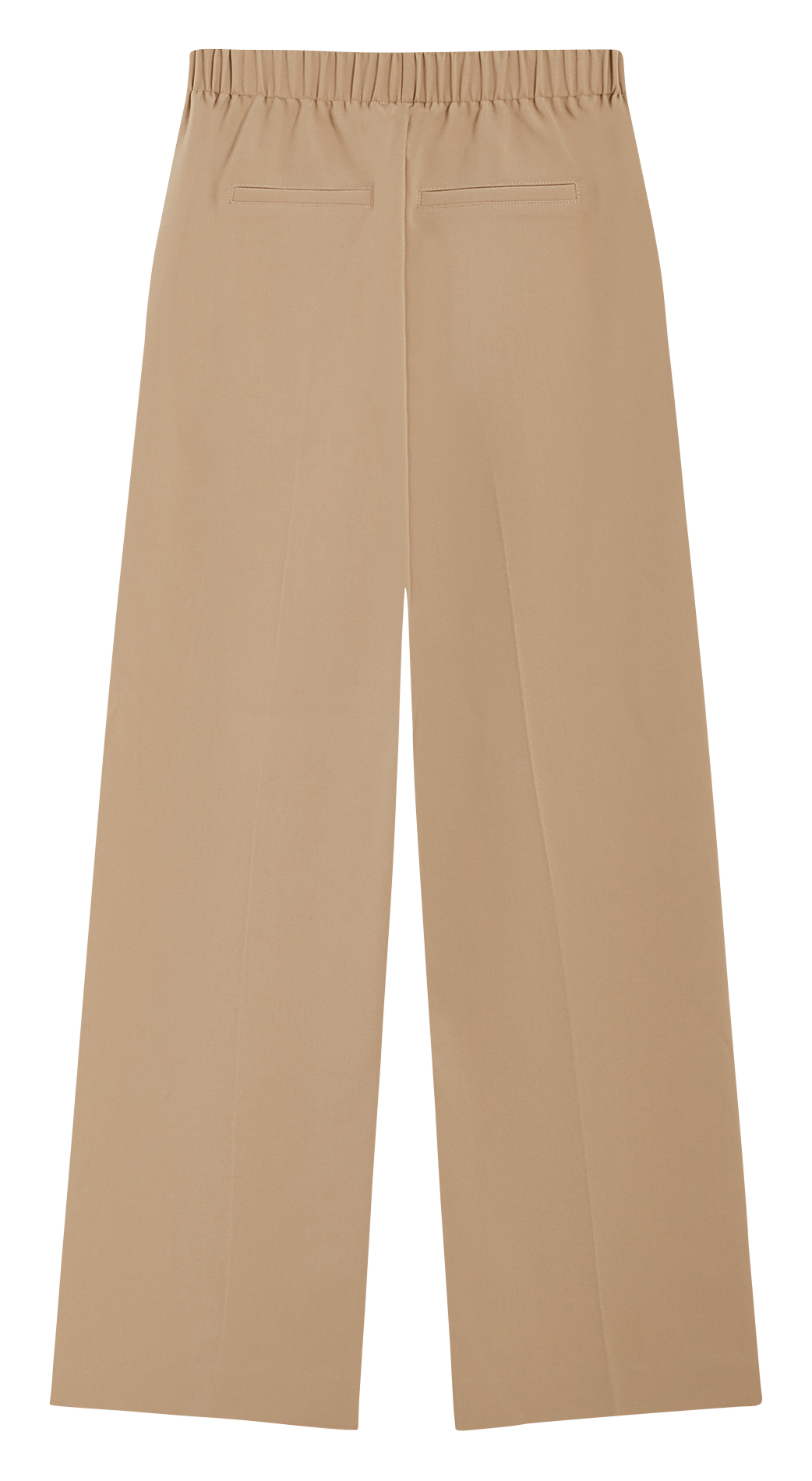 High-waisted straight-leg pants GRACE ET MILA Beige