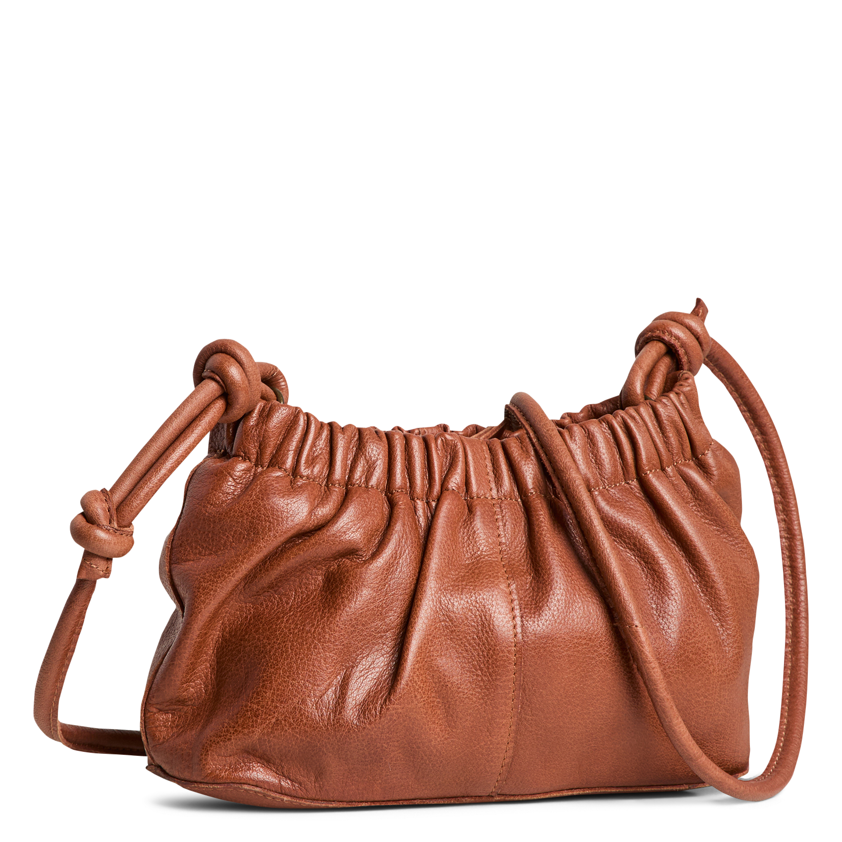 Leather shoulder bag PIECES