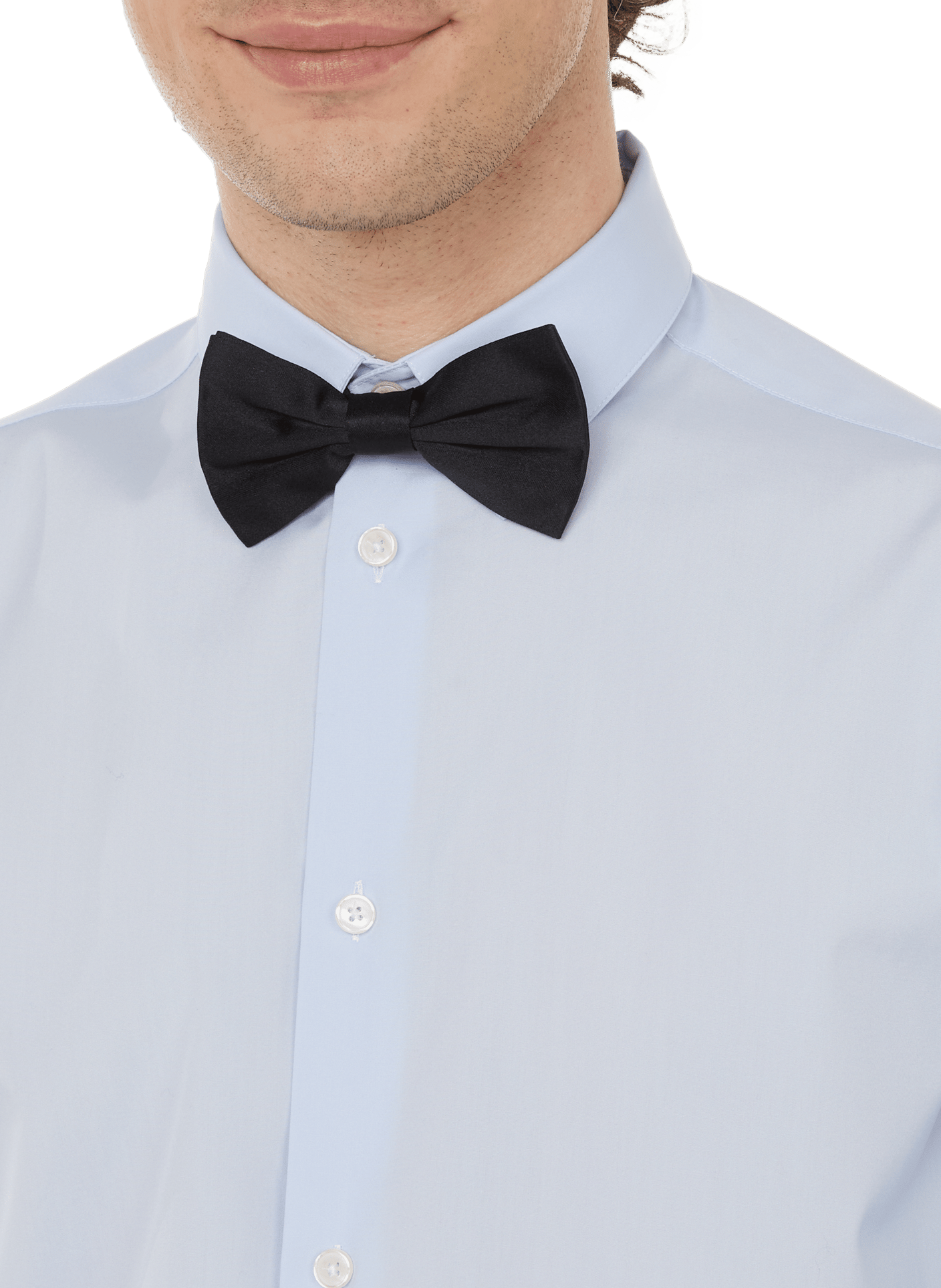Silk satin bow tie nd apnd7167 bbc plain satin bt square navy AU PRINTEMPS PARIS Blue