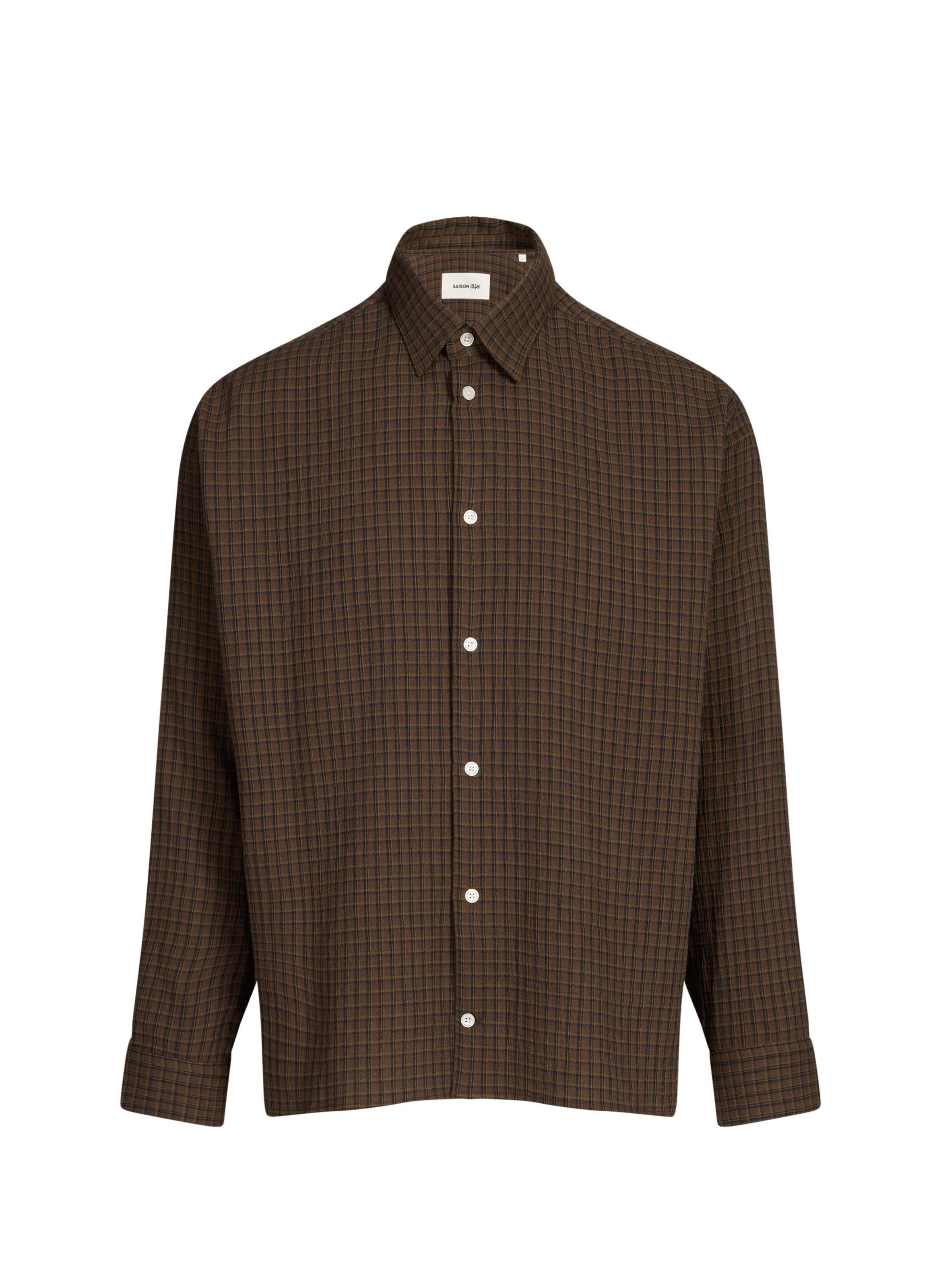 Cotton shirt with classic collar SAISON 1865