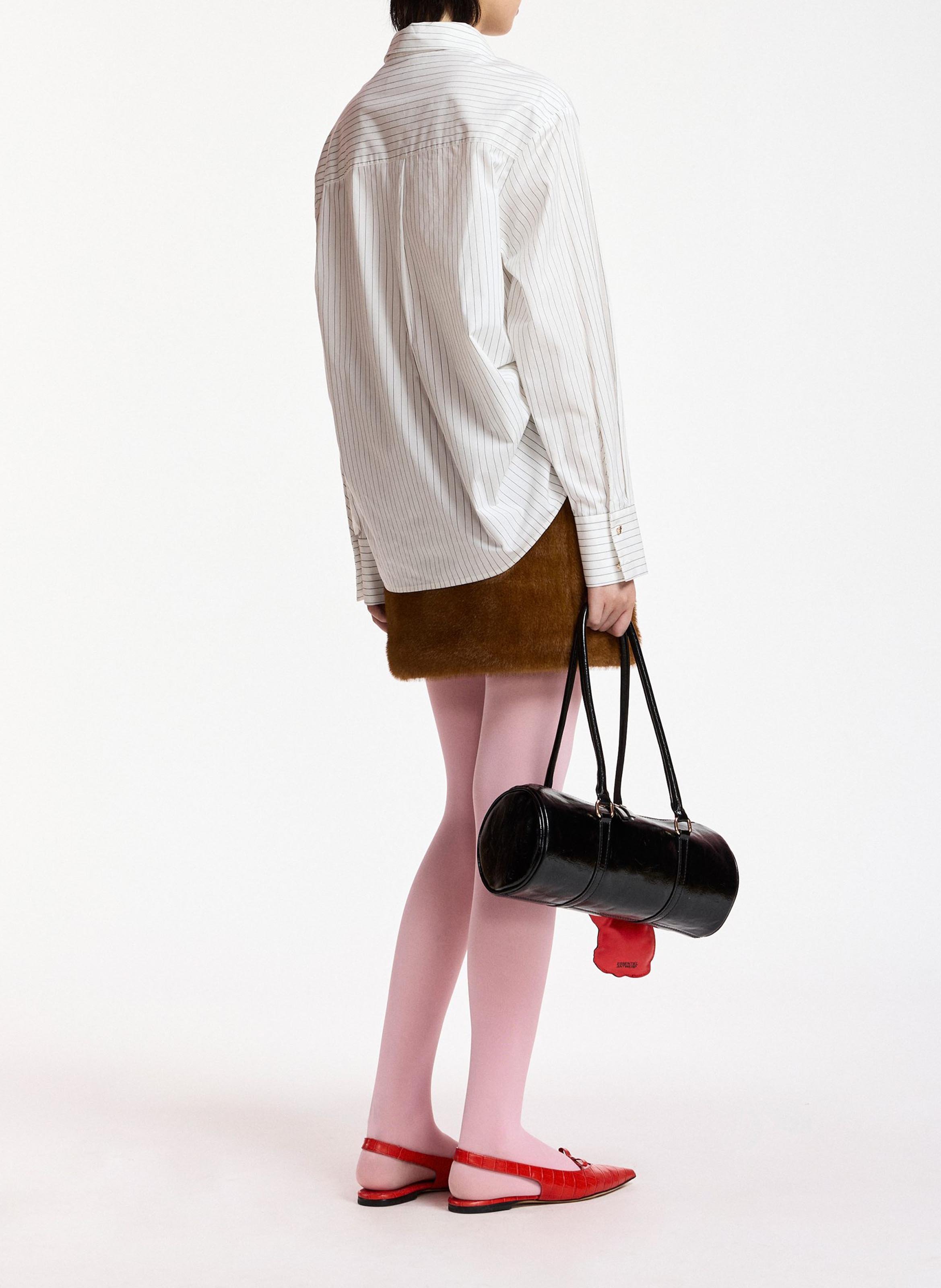 Shirt with pointed collar in organic cotton ESSENTIEL ANTWERP White
