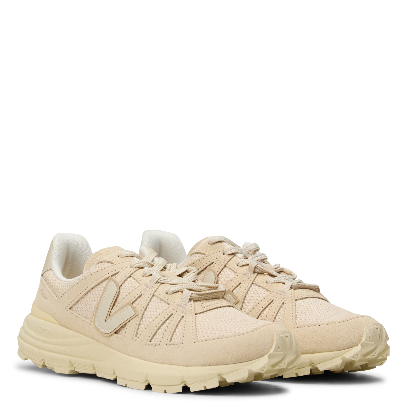 Niedrige Schnürsneaker VEJA Beige