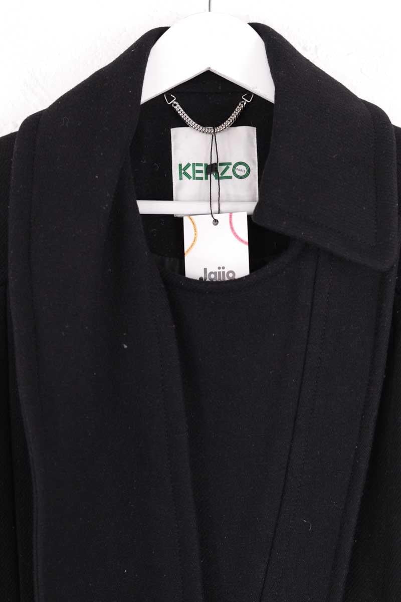 Coat KENZO - SECONDE MAIN Black