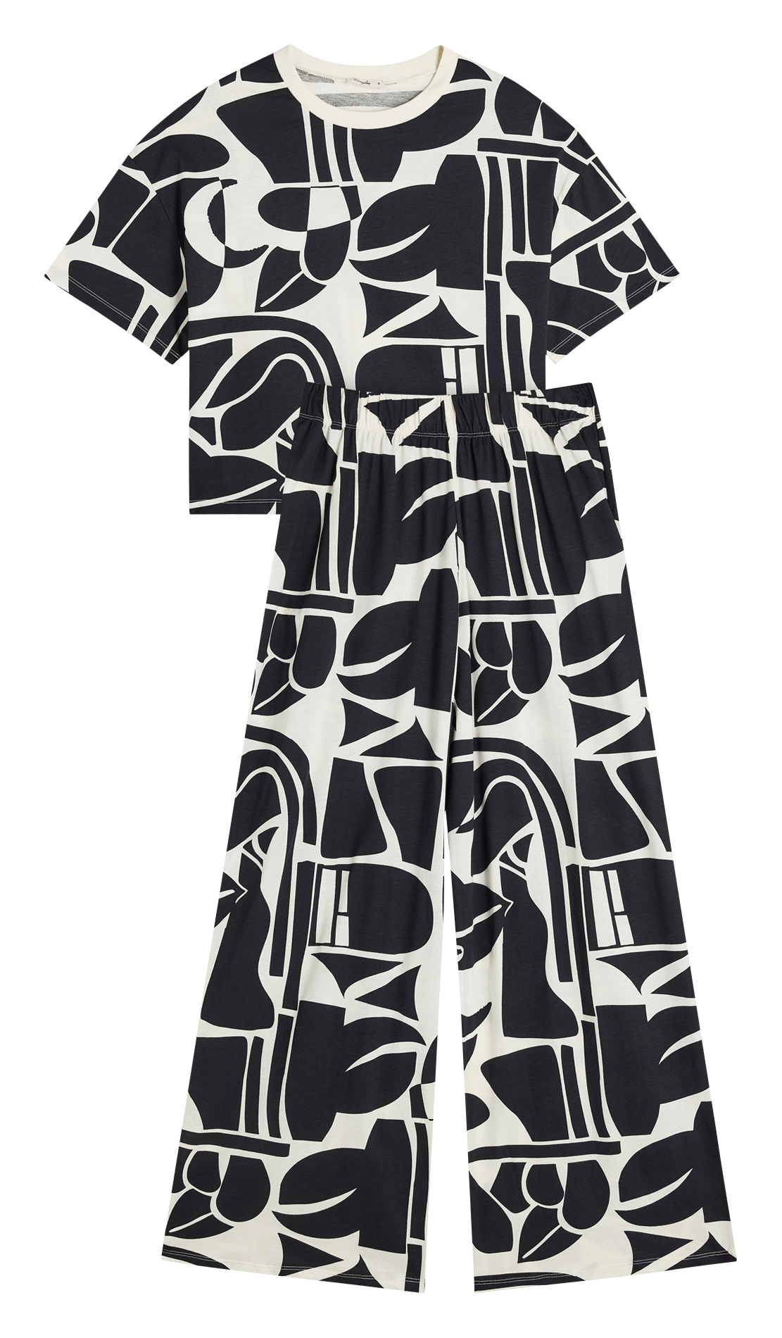 Ensemble de pyjama long ample imprimé WE ARE JOLIES Vert