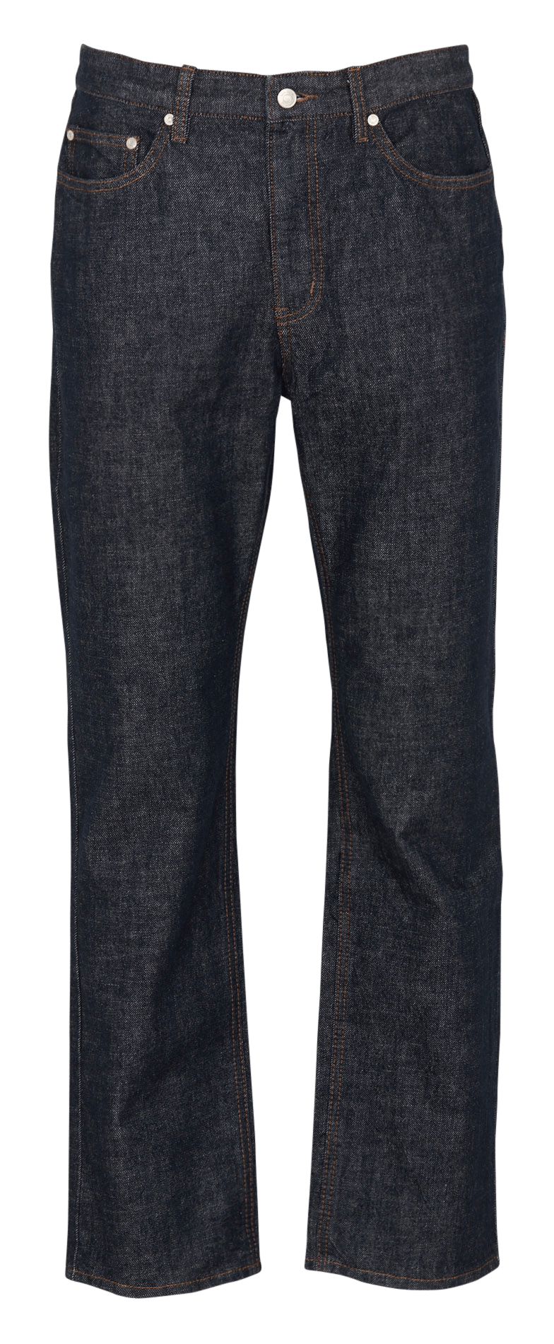 Jeans droit en coton MINIMUM Bleu