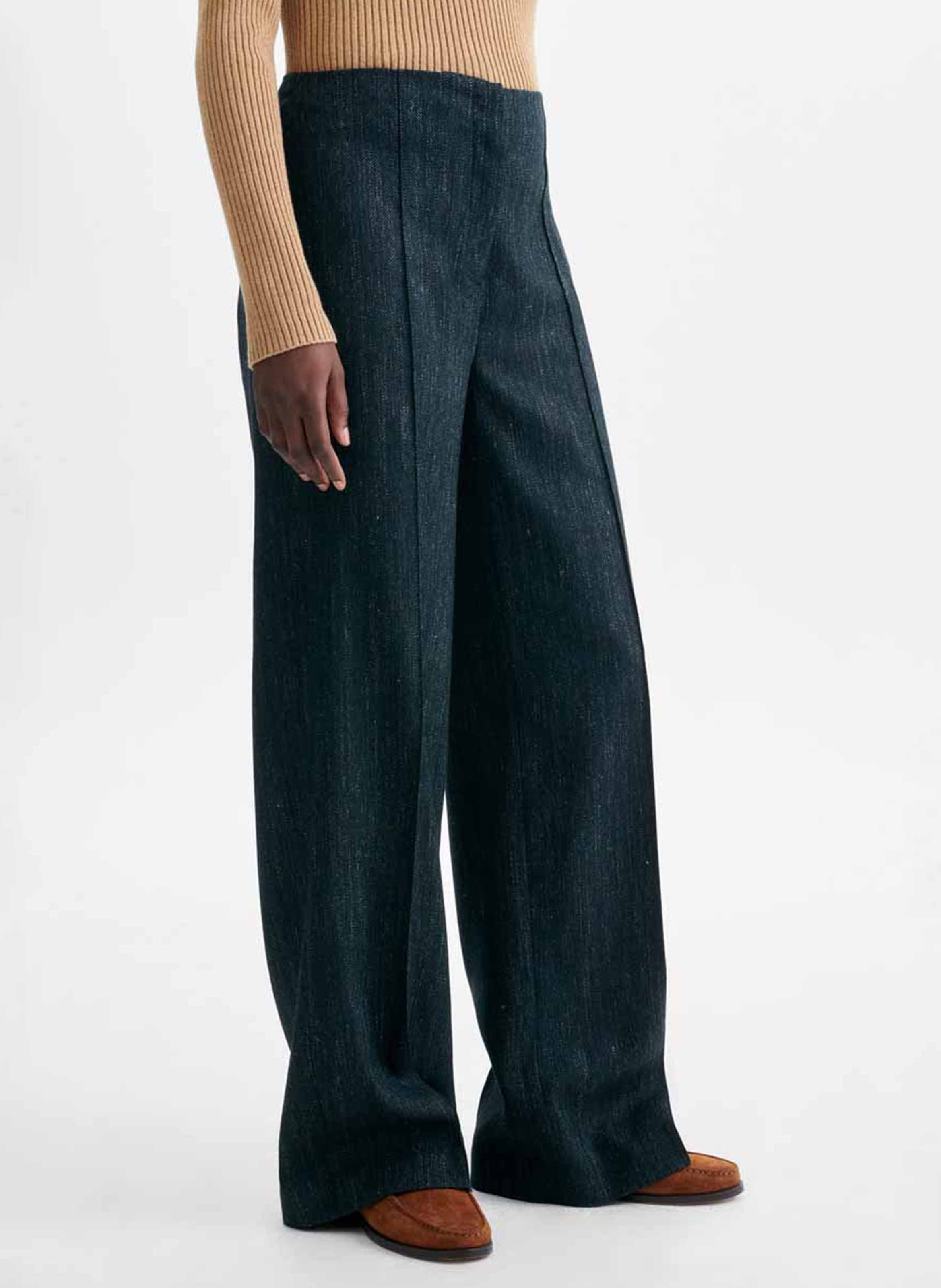 Pantalon droit taille haute VANESSA BRUNO Vert