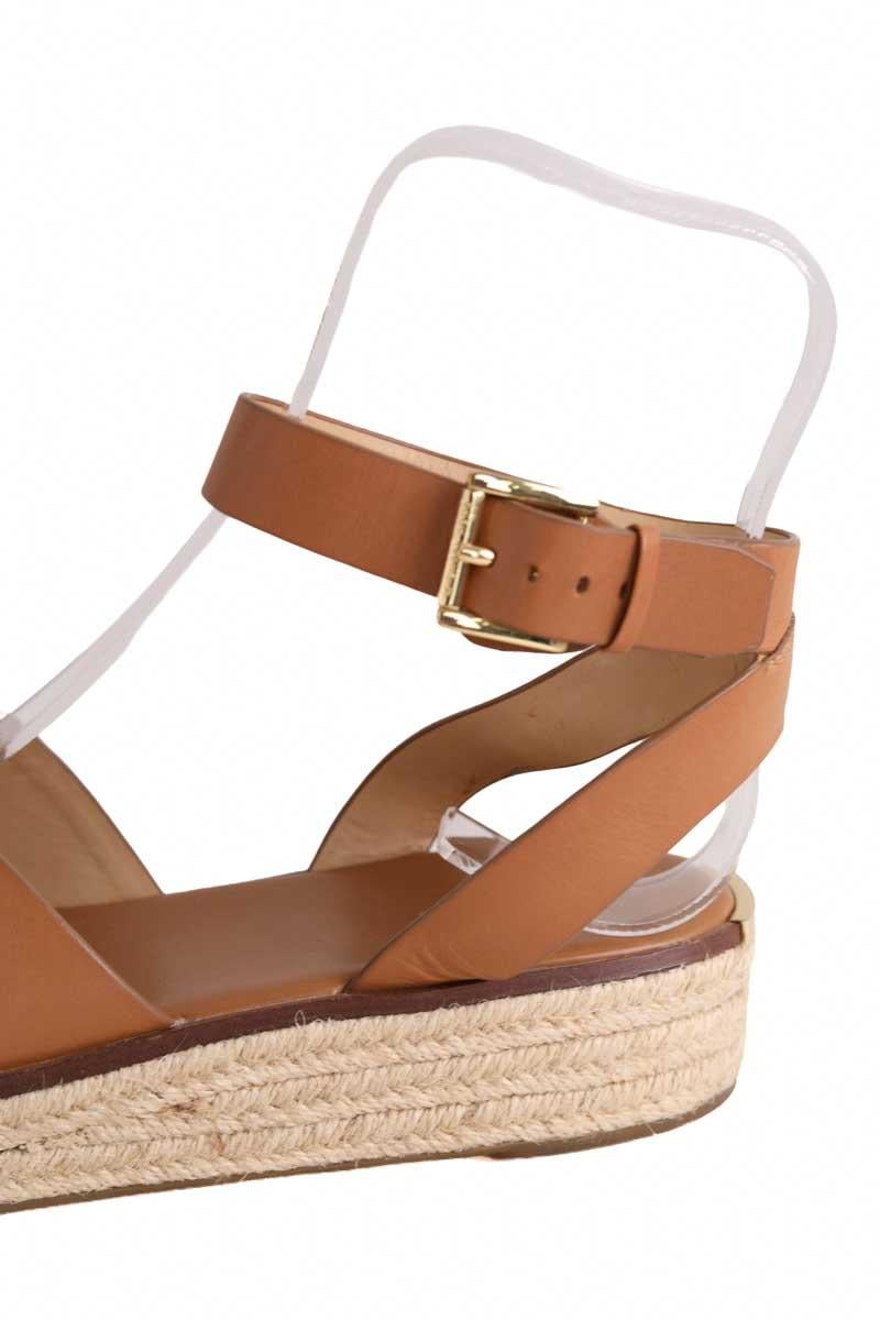 Faux leather sandals MICHAEL KORS - Seconde main Brown