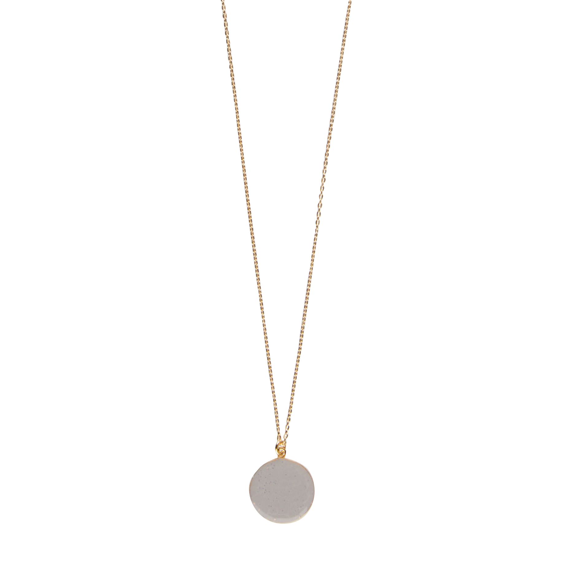 Gold-plated necklace GUILA PARIS Grey
