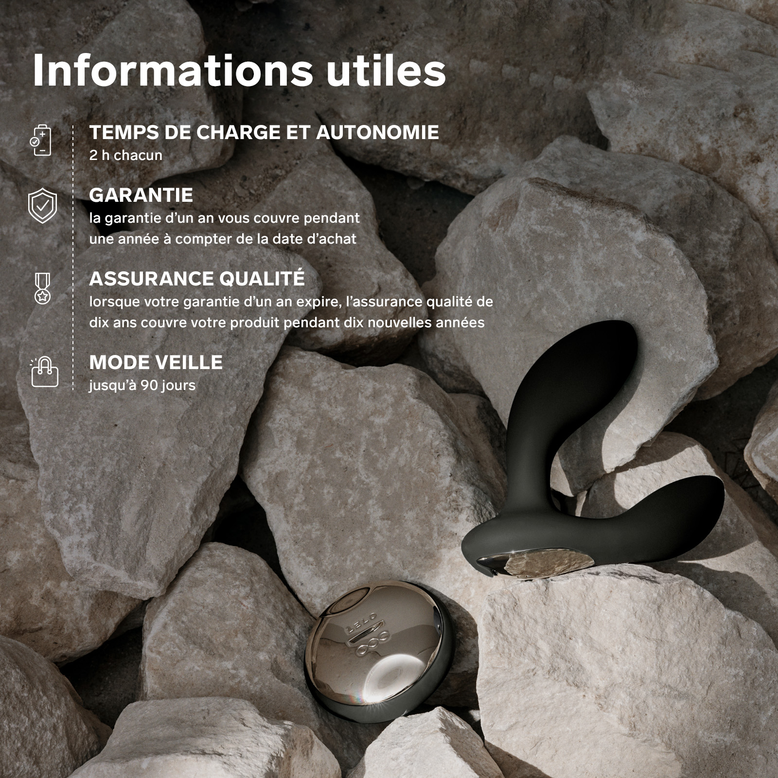 Masturbateur homme prostatique LELO Noir