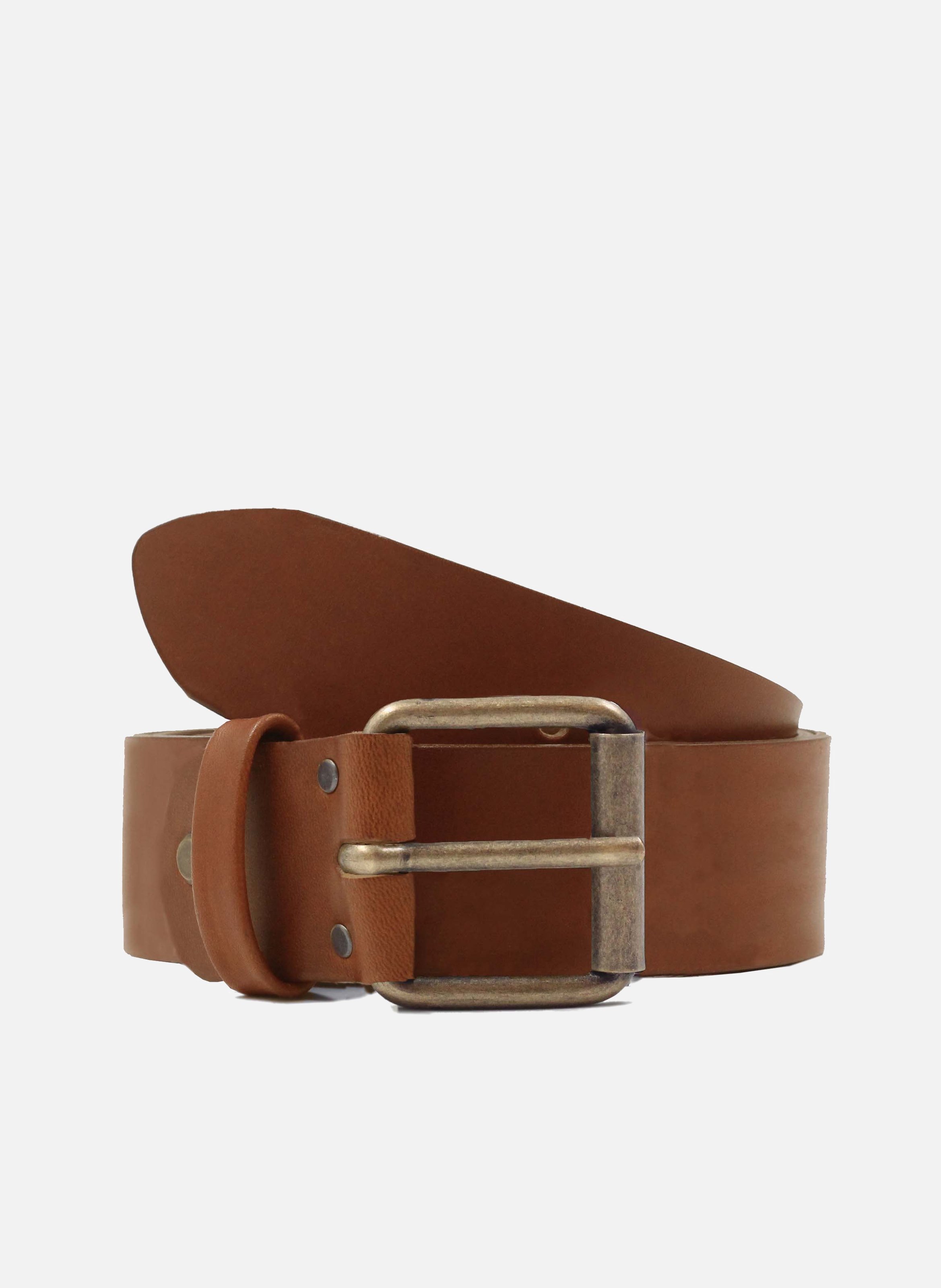 Smooth leather weekend belt JULES & JENN