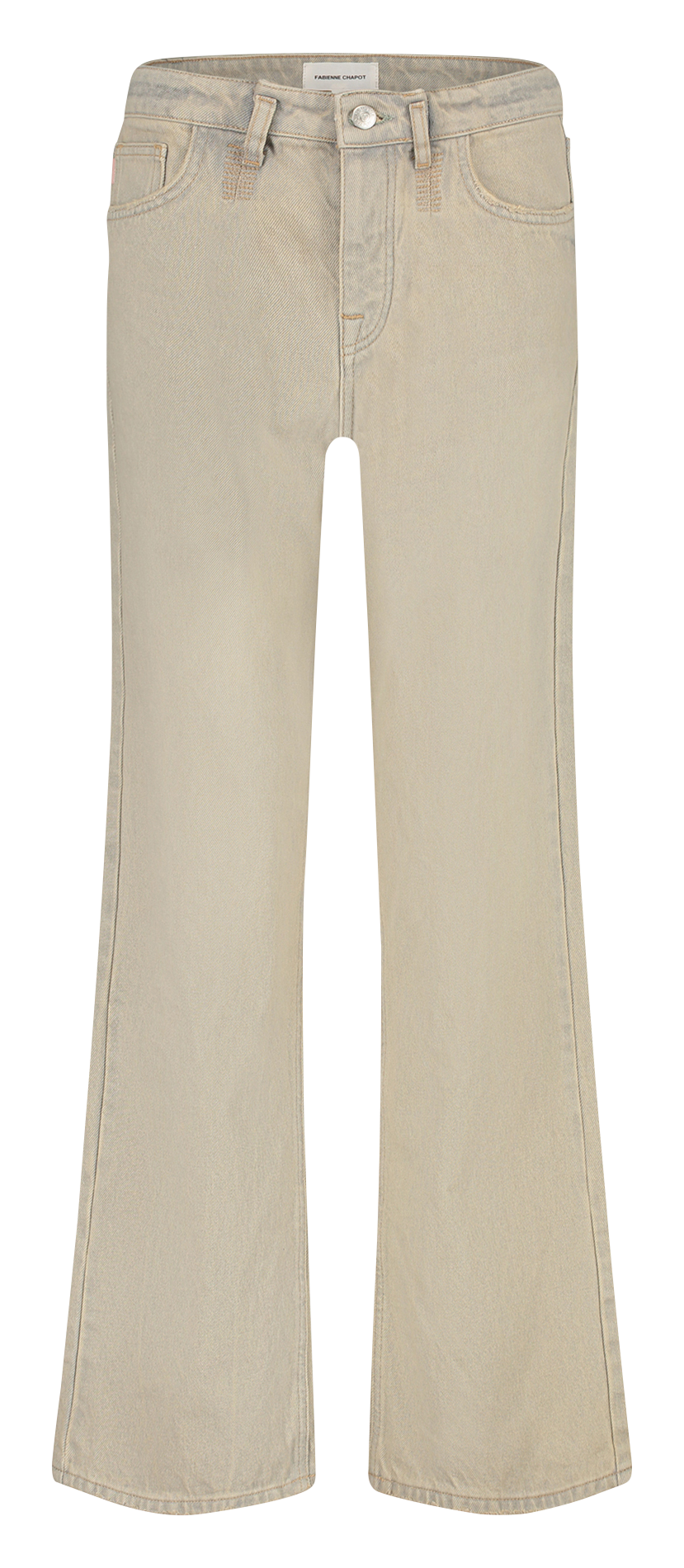 Katoenen bootcut jeans FABIENNE CHAPOT Beige