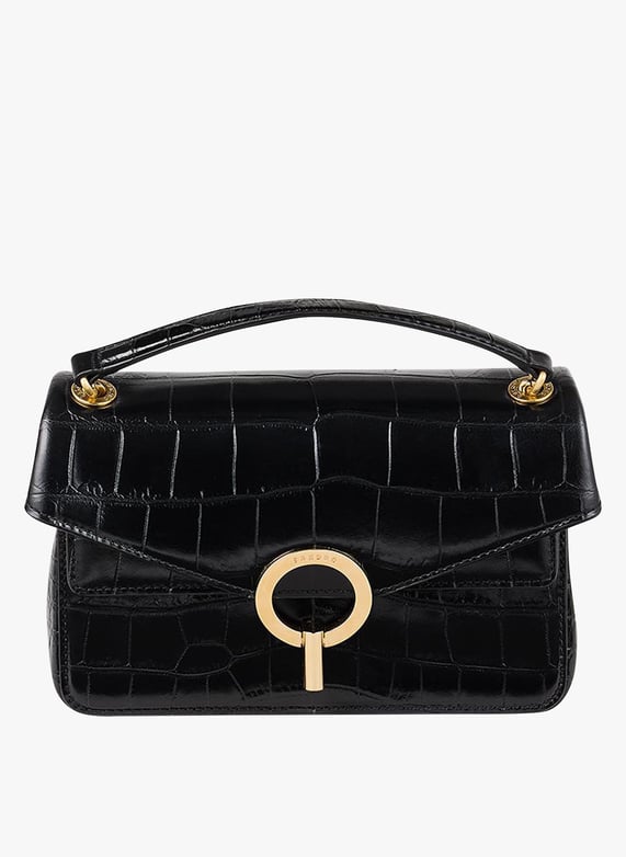 Hyderabad Sandro Sac à Main Mini Sac Effet Croco Mango Mini Sac Vert Clair Mango