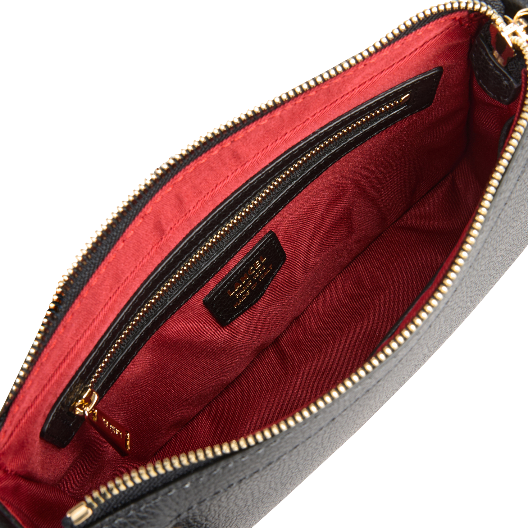 Sac bandoulière en cuir LANCEL Noir