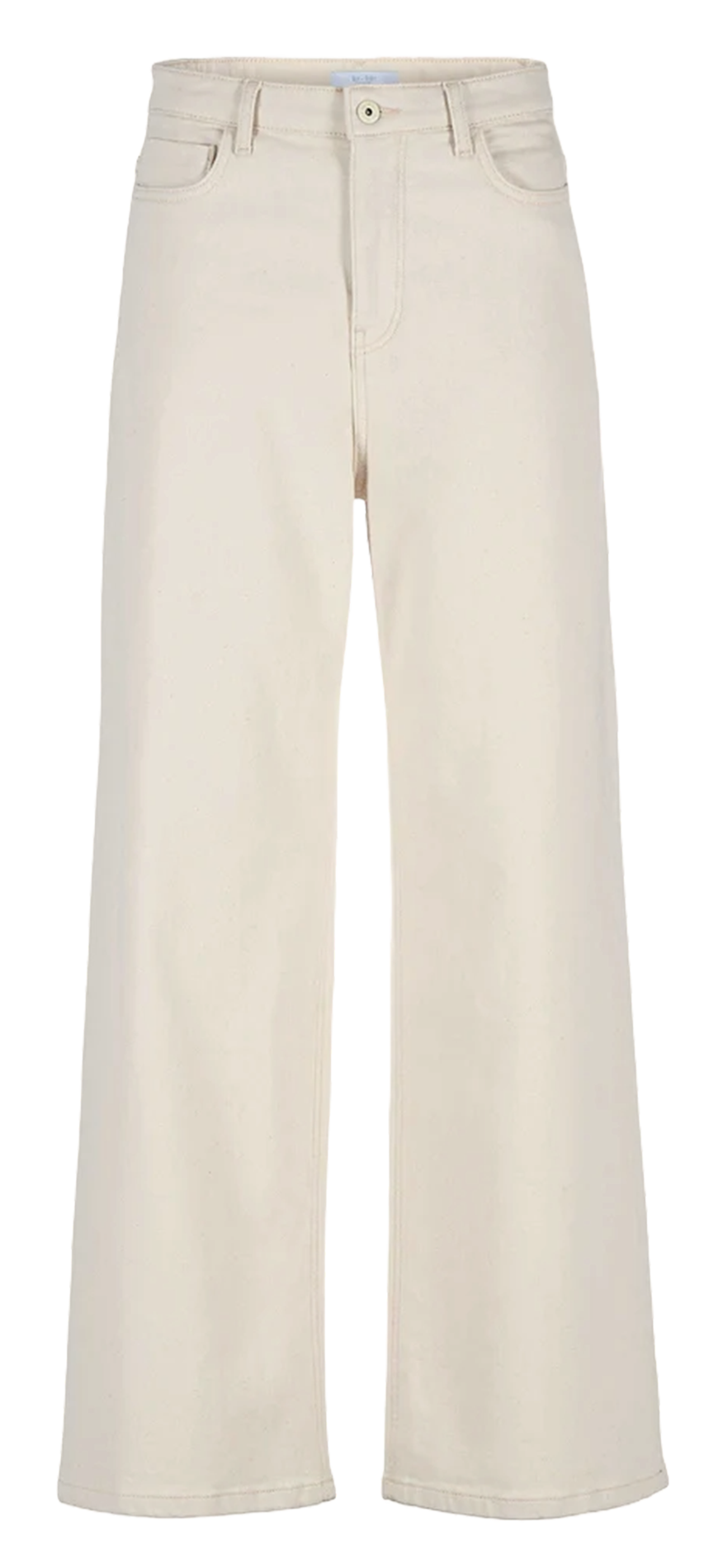 Jean droit en coton mélangé BY BAR Blanc