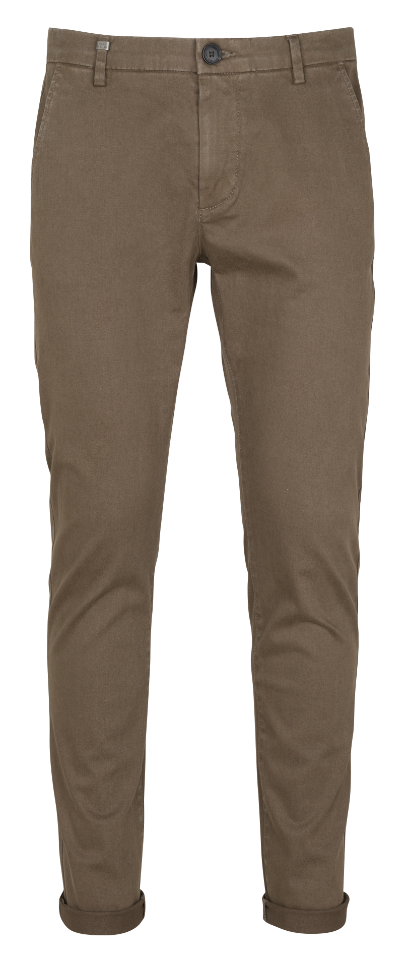 Cotton-blend chino trousers IKKS Brown