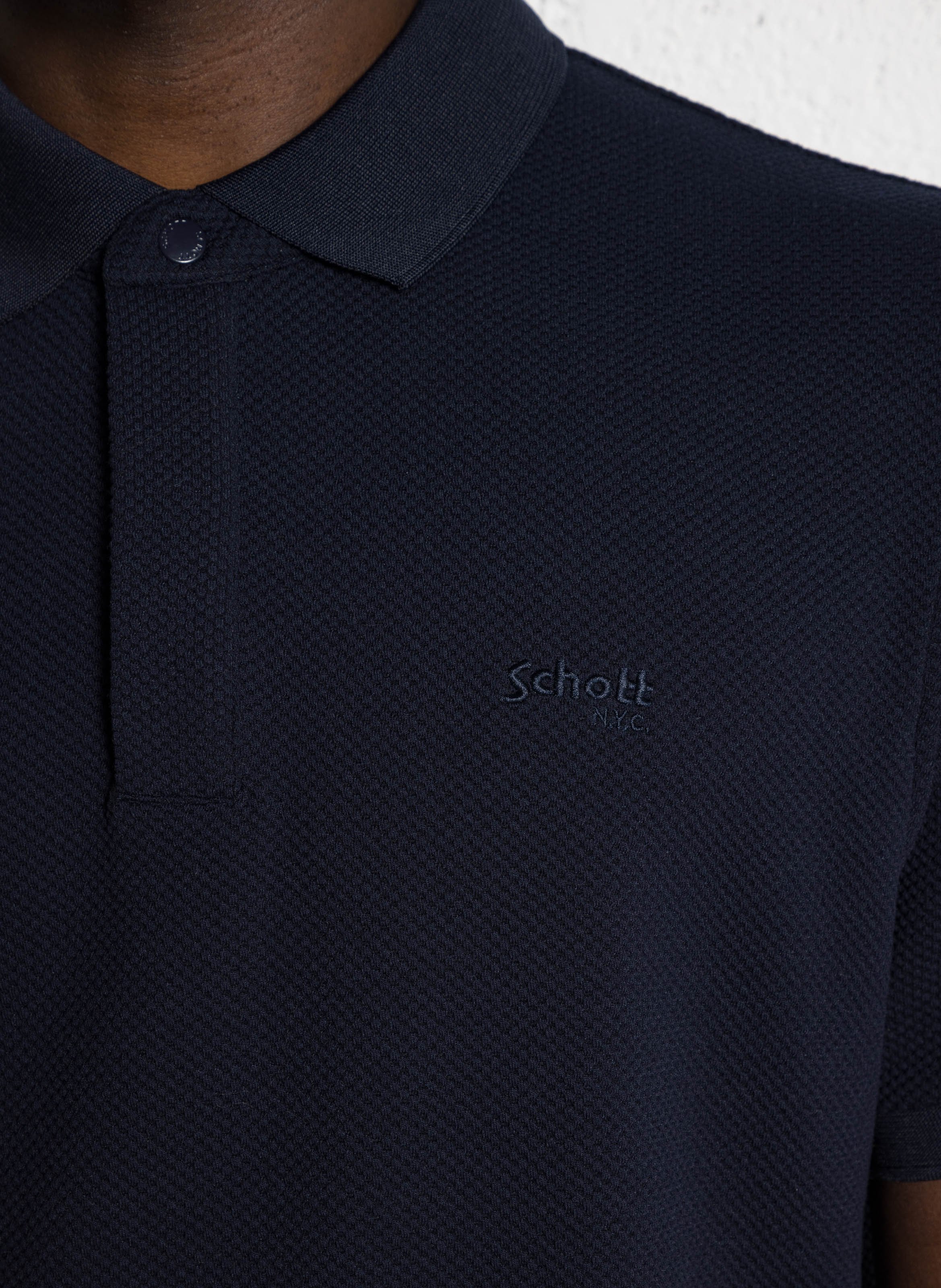 Poloshirt SCHOTT Blau