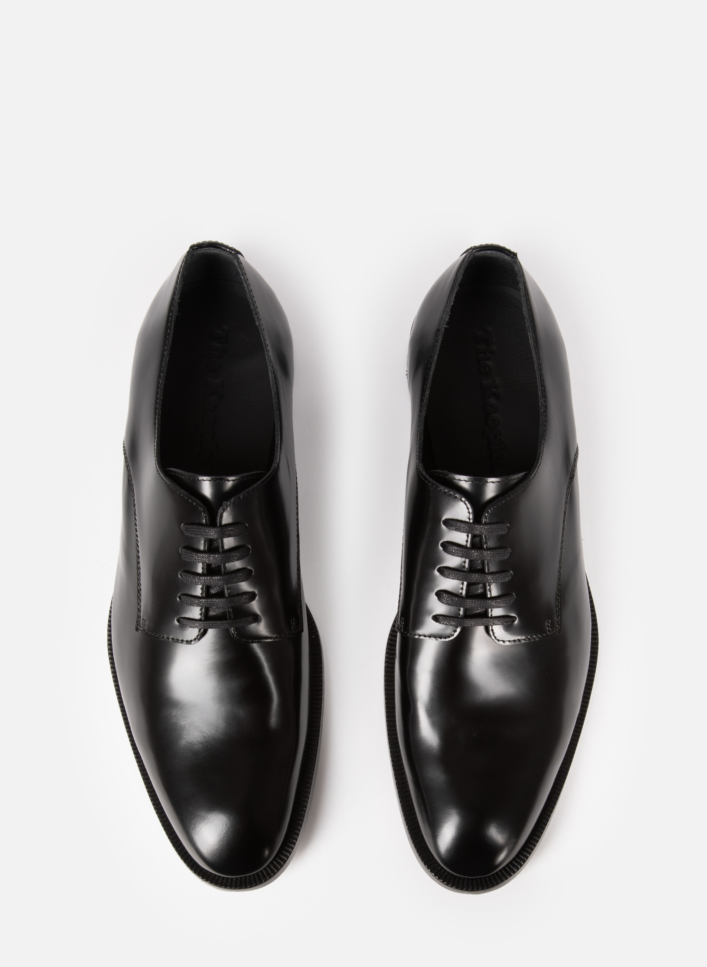 Arthus leather Derby shoes  THE KOOPLES Black