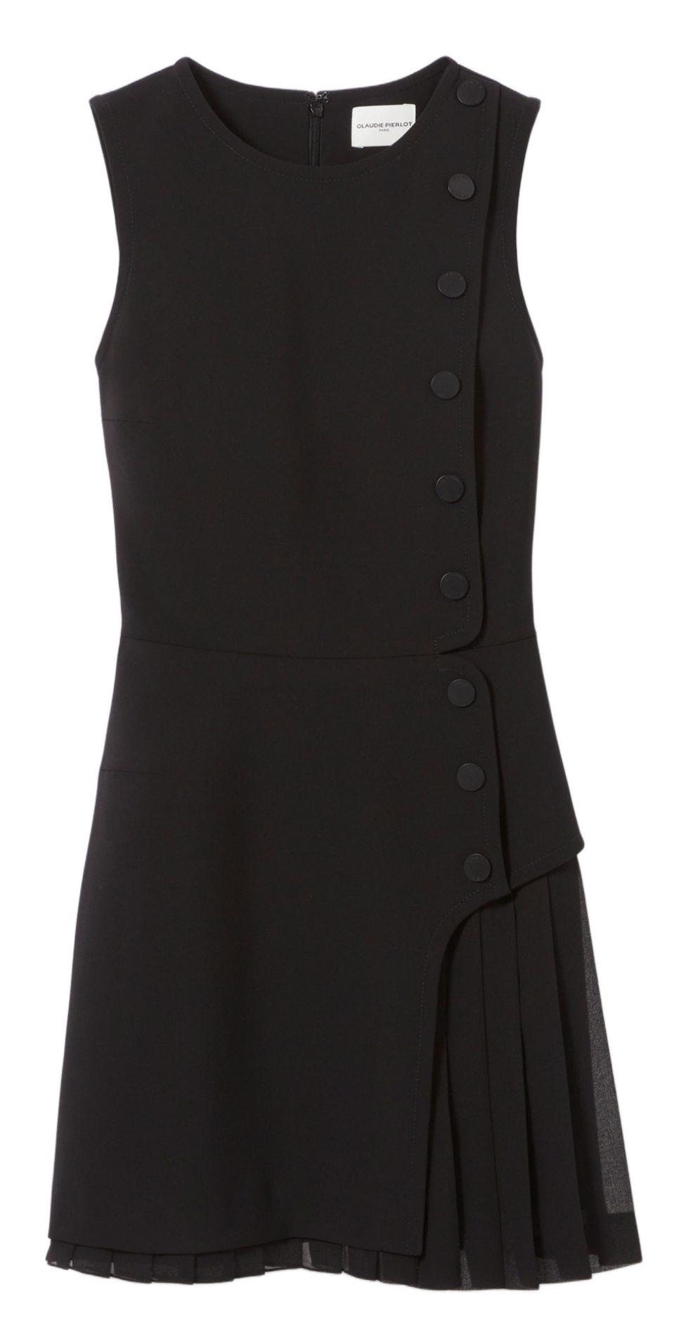 Robe courte col rond  CLAUDIE PIERLOT Noir