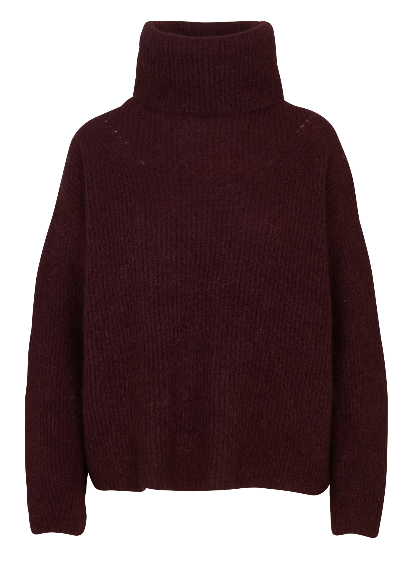 High-neck wool-blend sweater MAISON ANJE Black