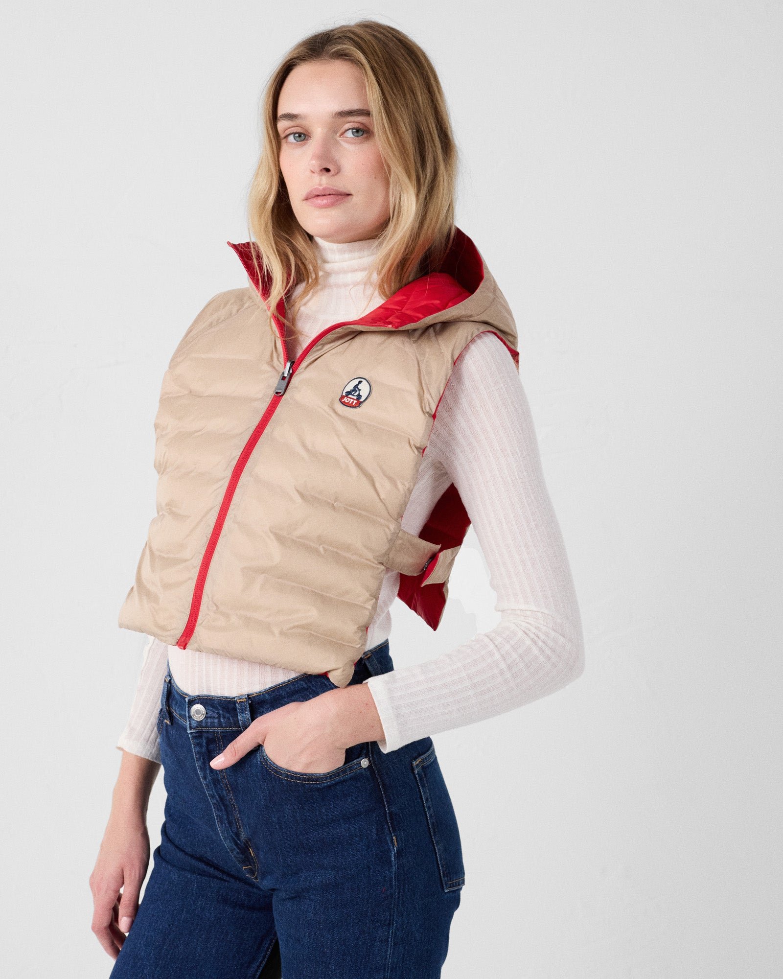 Hooded cape JOTT Red