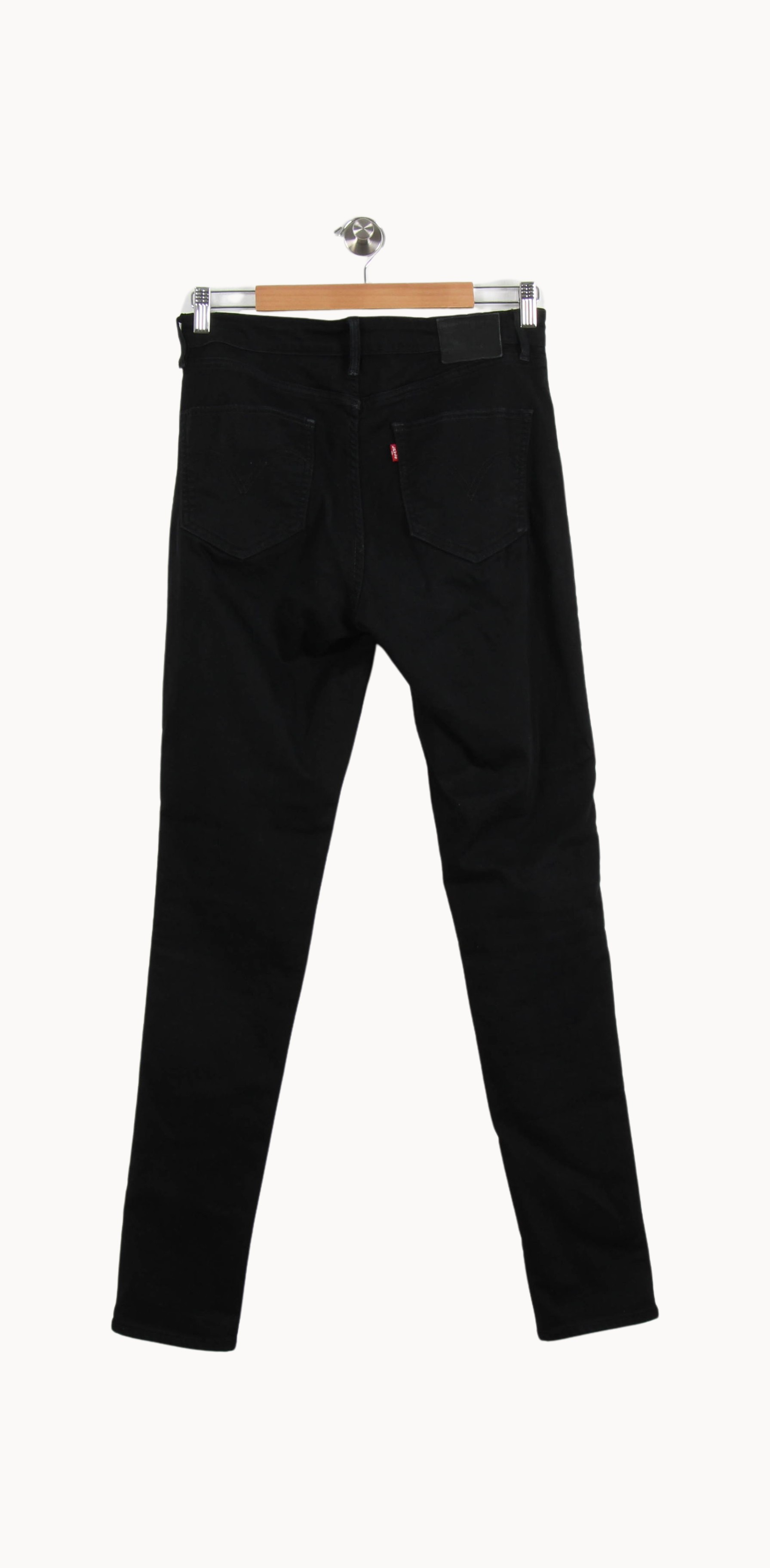 Cropped slim jeans with studs LEVI'S - Seconde main Black