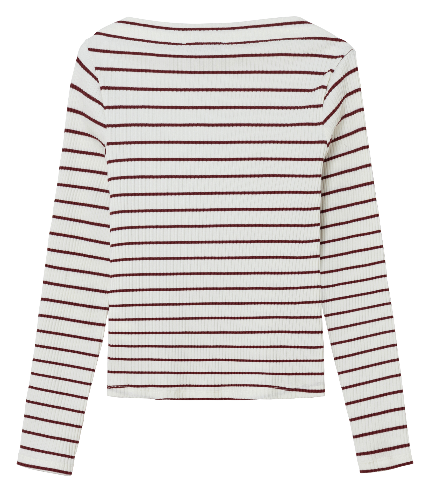 Round-neck striped T-shirt LAAGAM Red