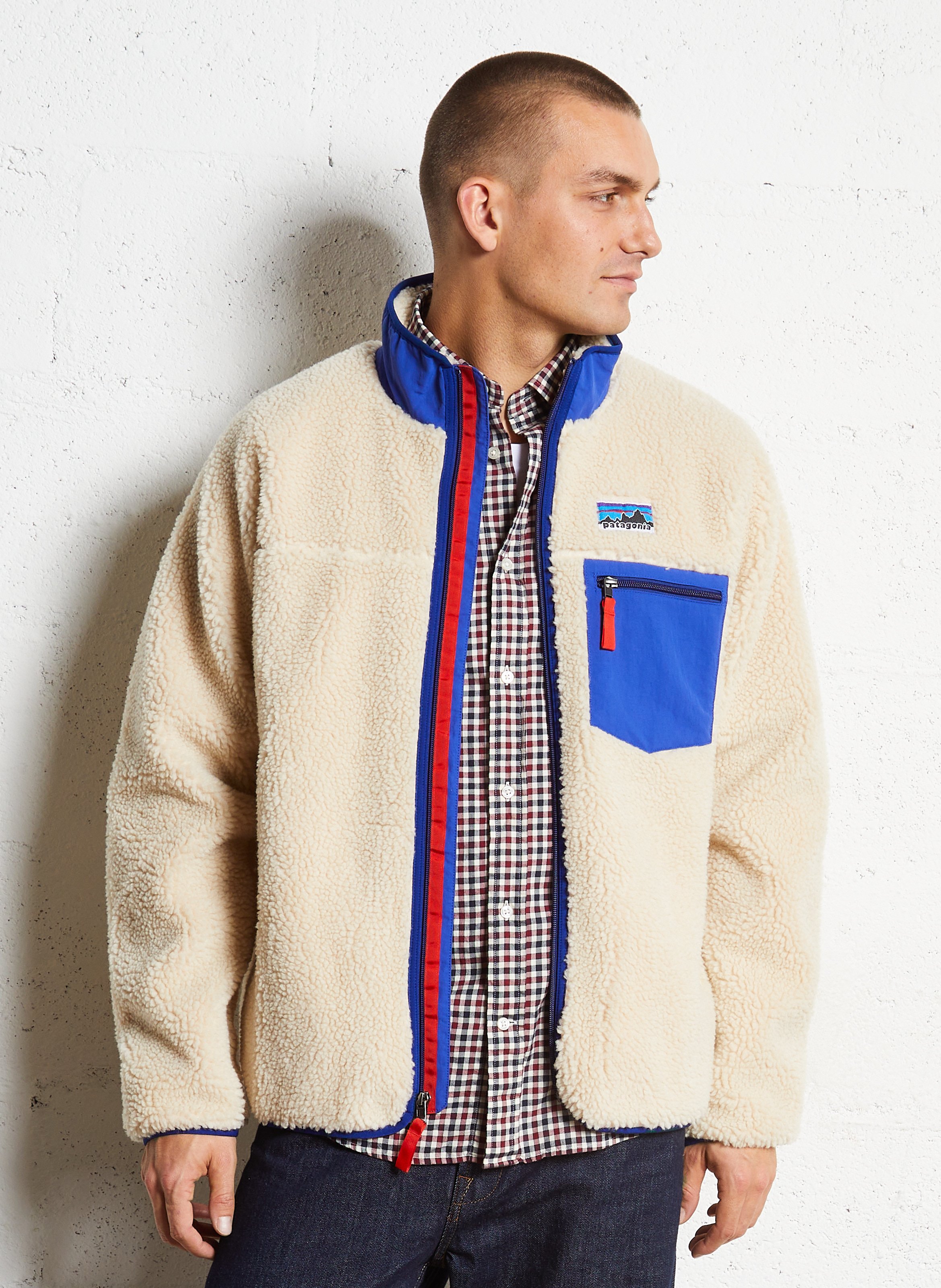 Sherpa high neck jacket PATAGONIA Black