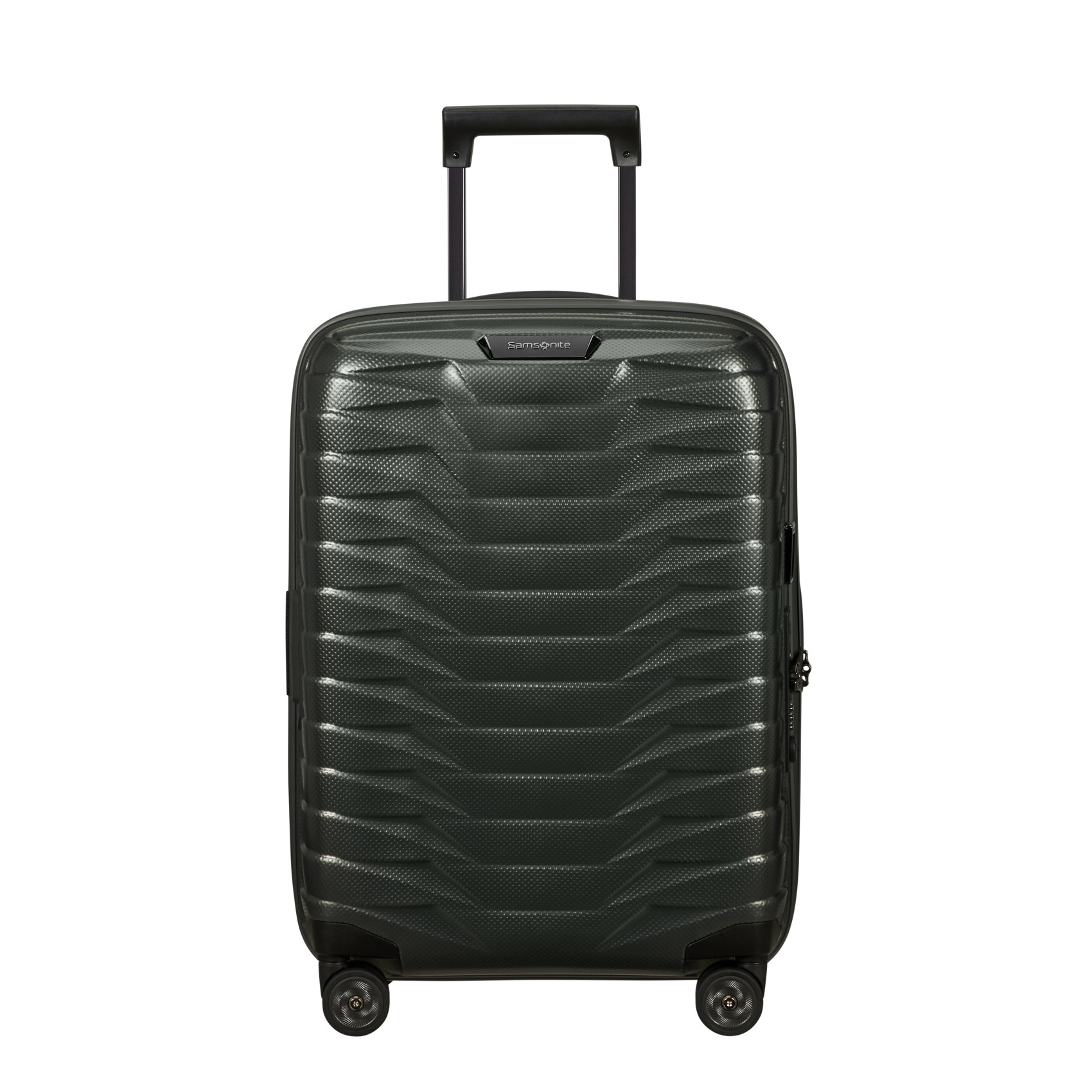 Proxis 4-wheel carry-on suitcase size S Black