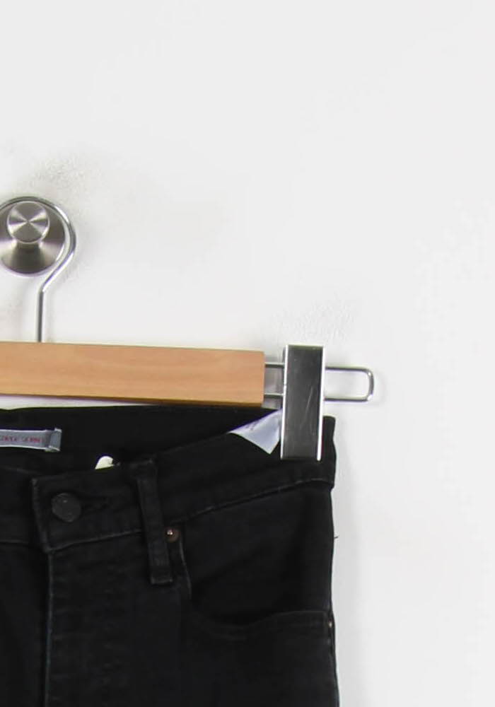 Cropped slim jeans with studs LEVI'S - Seconde main Black