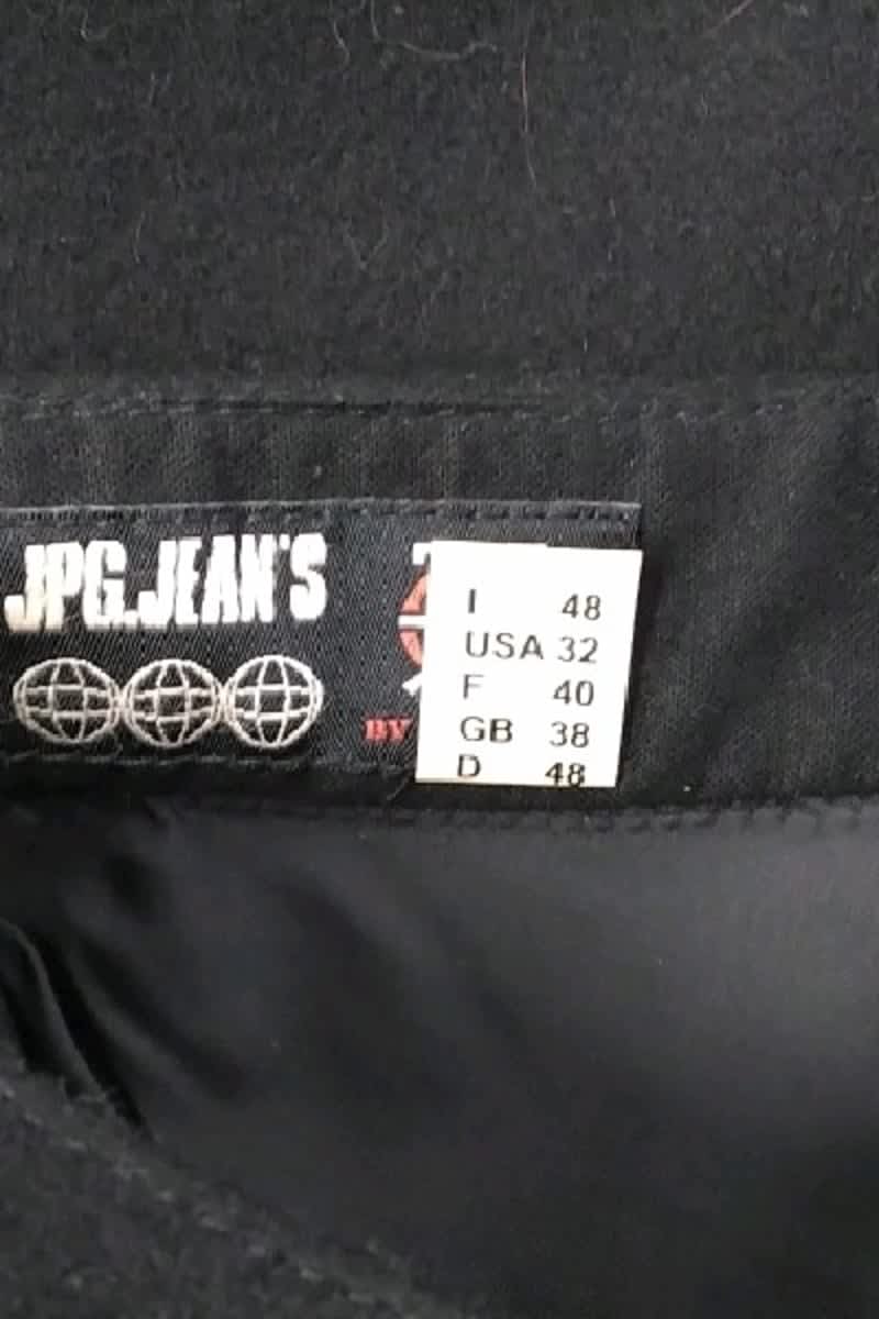 Wide trousers JEAN PAUL GAULTIER - SECONDE MAIN Black