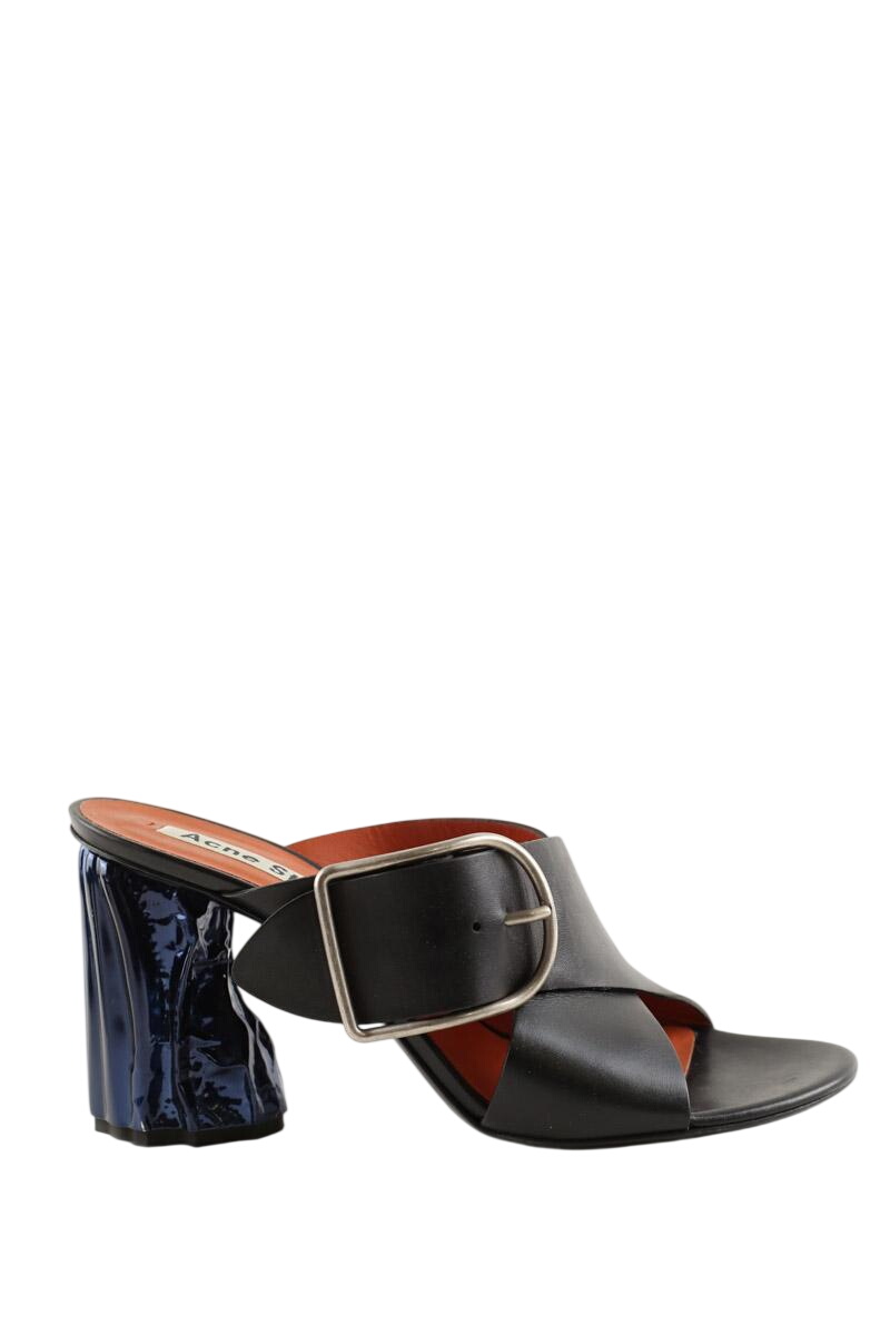 Mules ACNE STUDIOS - Seconde Main Black