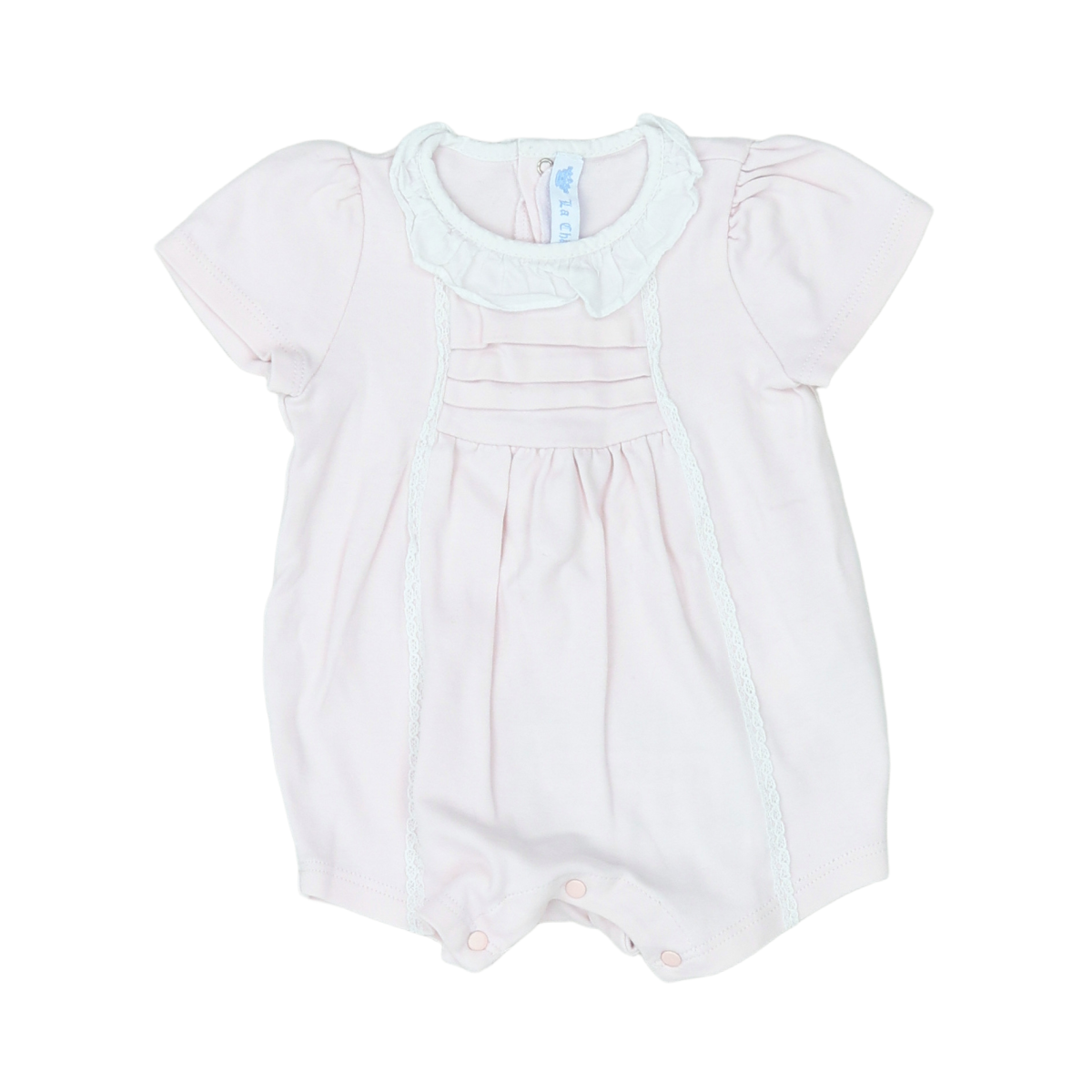 Pink baby romper - 3 months LA CHATELAINE - Seconde main Pink