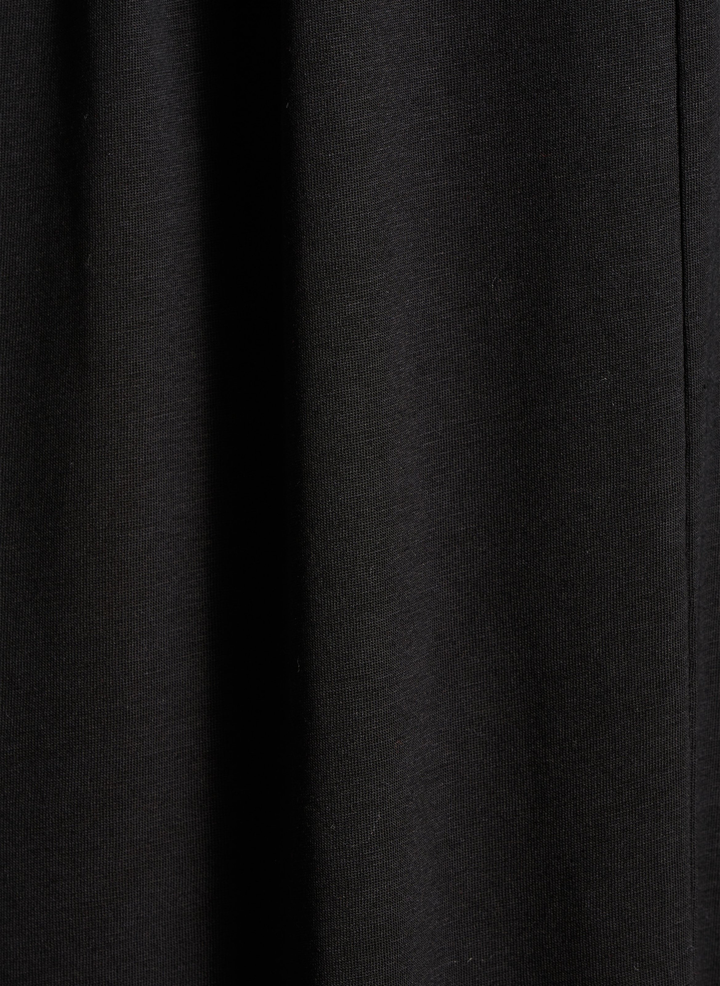 Robe longue col v LA FEE MARABOUTEE Noir