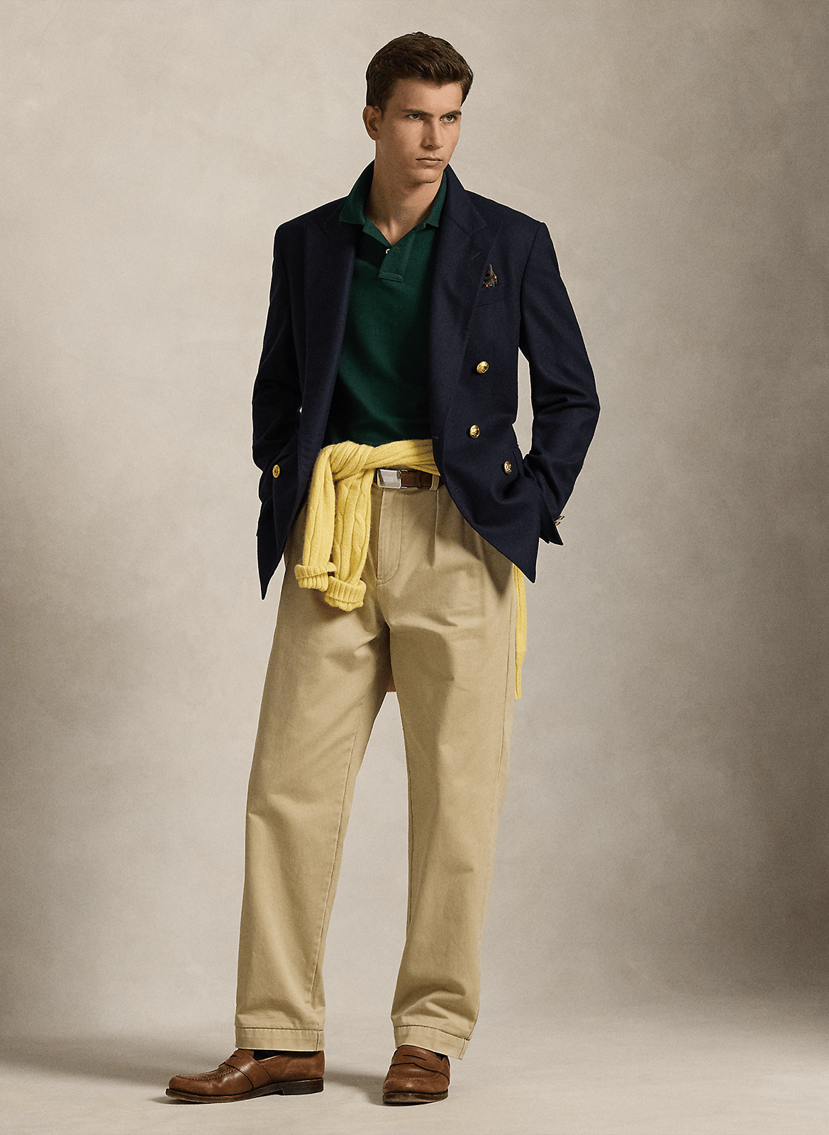 Baumwoll-Poloshirt - tailliert, kurzärmlig POLO RALPH LAUREN Grun