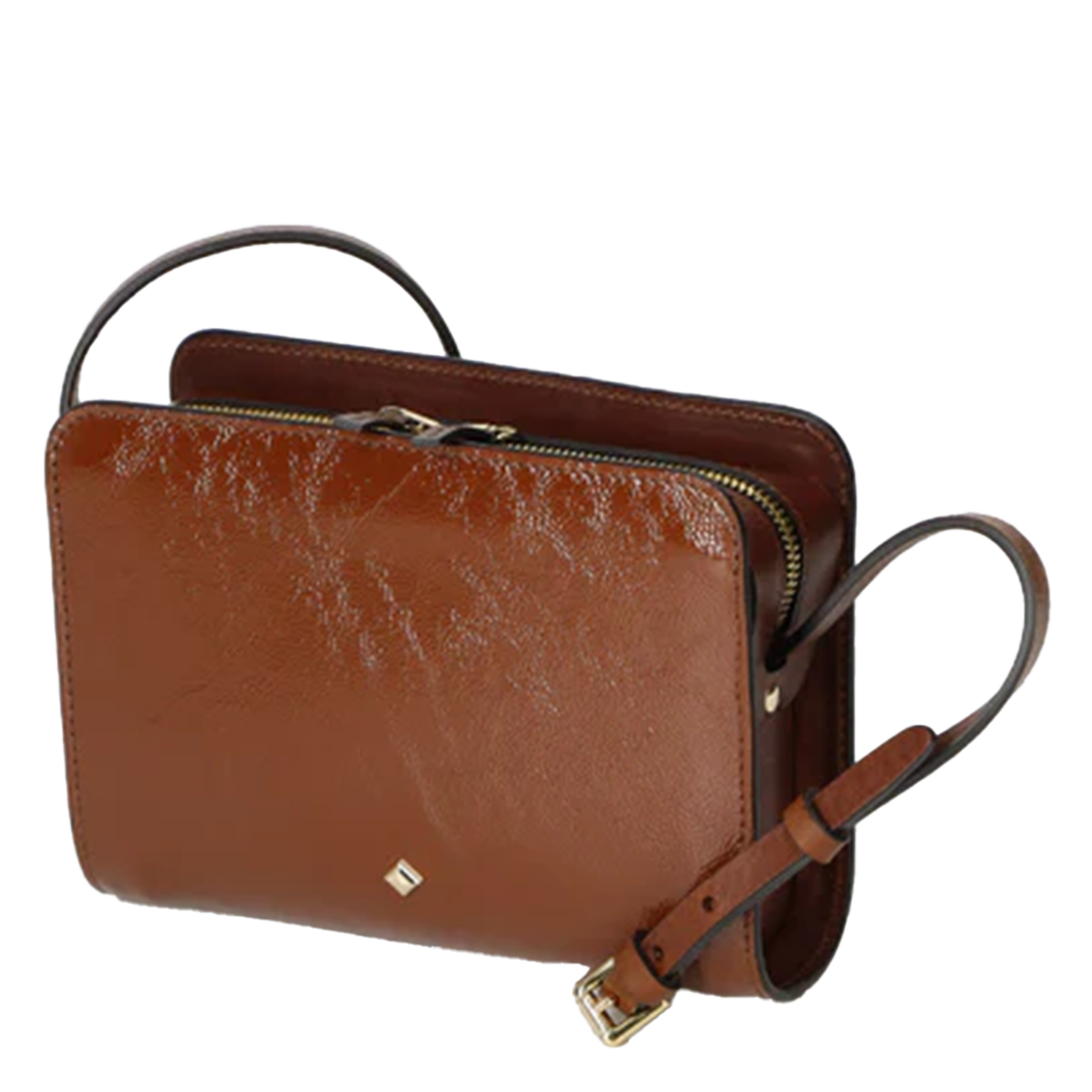 Brieftasche aus Leder HERBERT FRERE SOEUR Braun