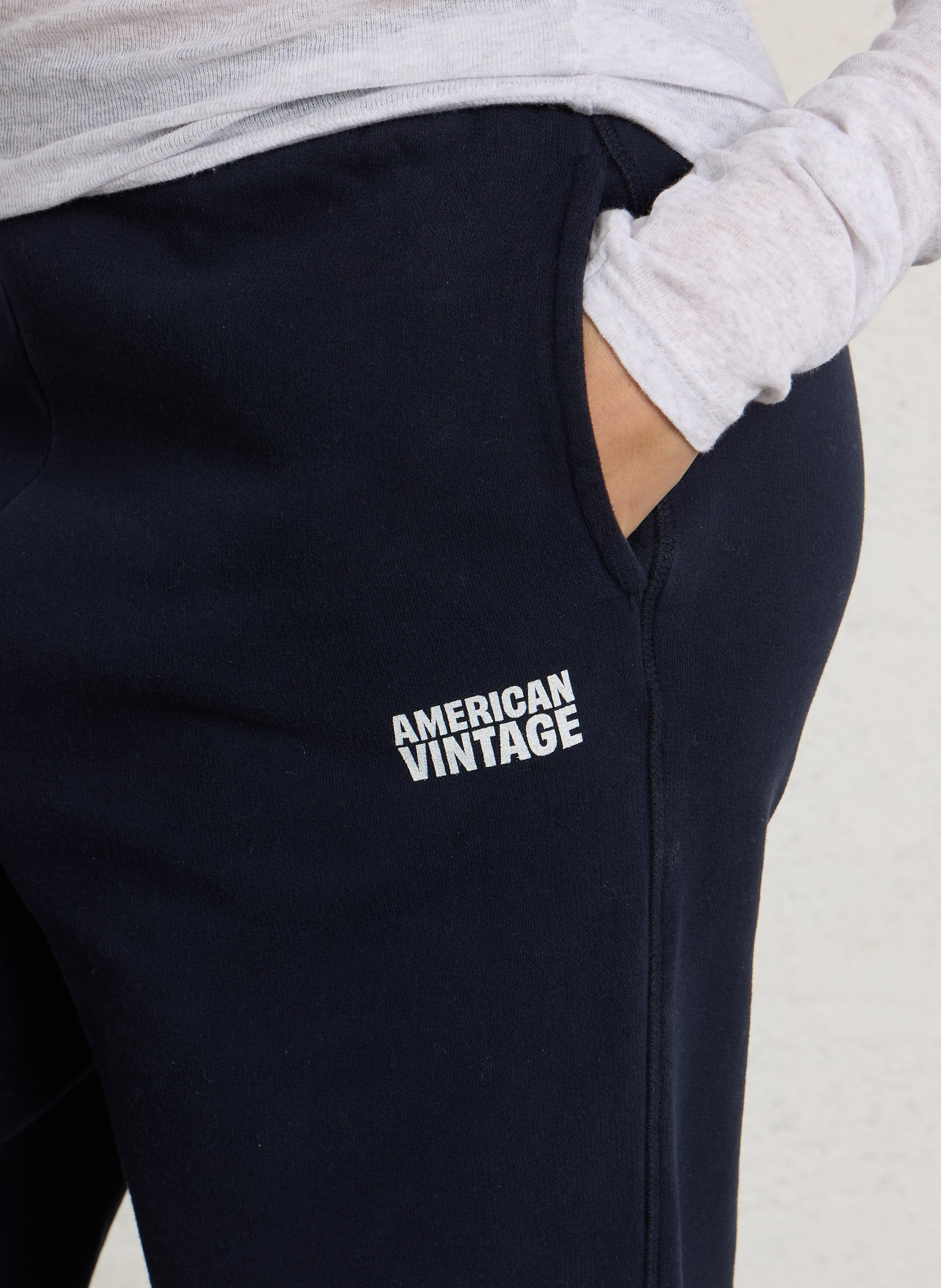 Gerade geschnittene Jogginghose AMERICAN VINTAGE Blau