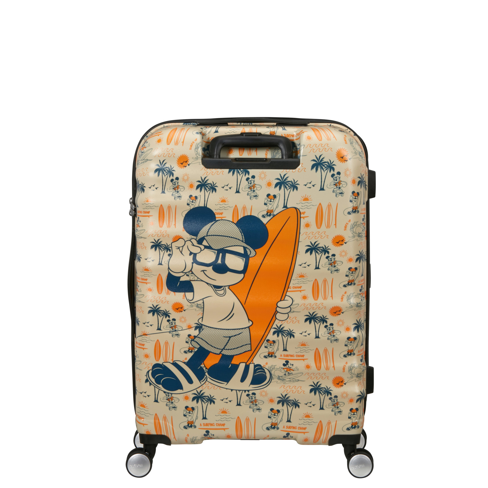 Wavebreaker disney valise 4 roues taille m AMERICAN TOURISTER Jaune