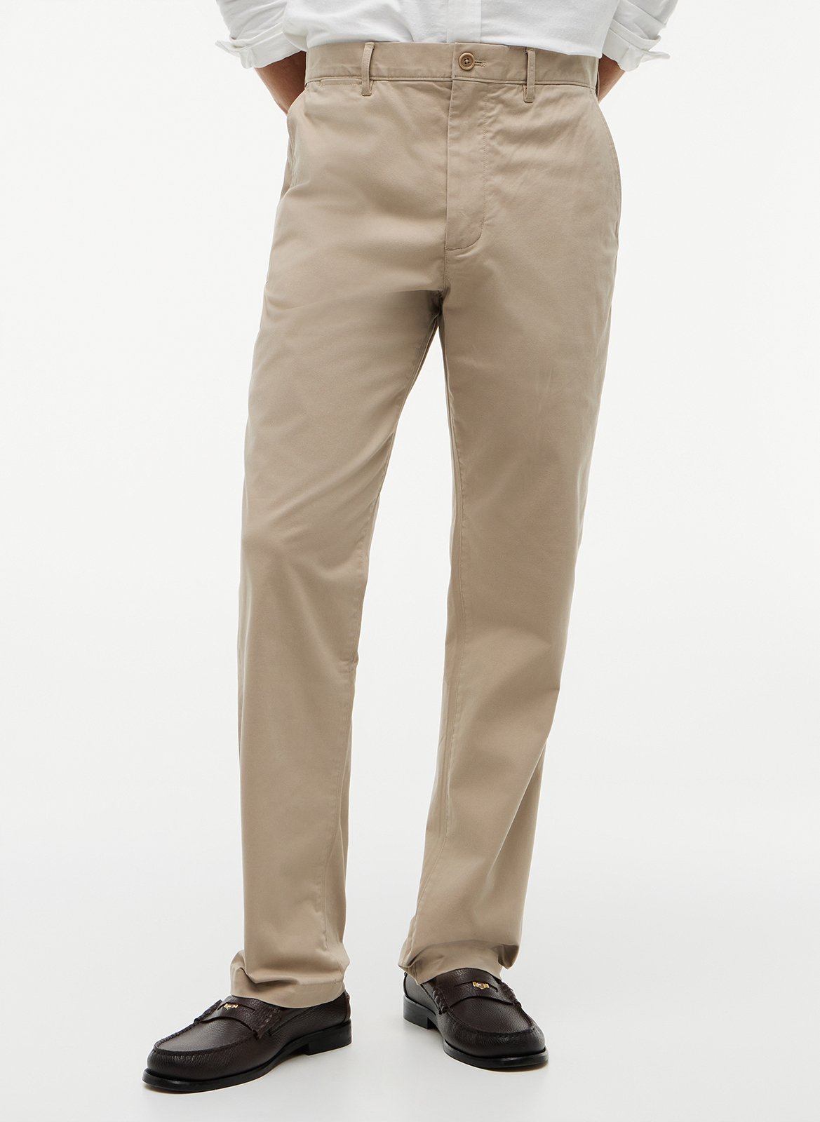 Gerade geschnittene Baumwollhose TOMMY HILFIGER