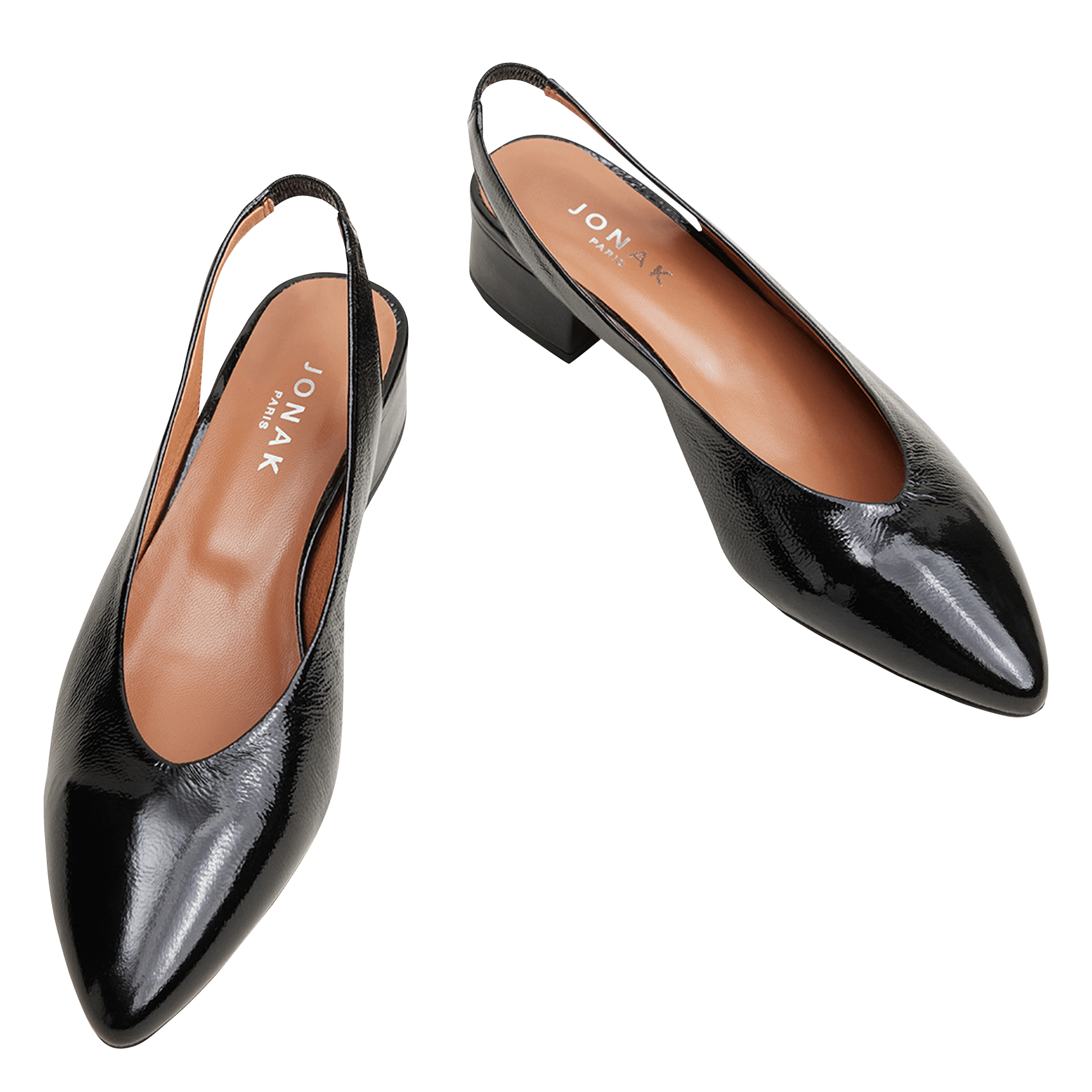 Ballerines en cuir JONAK Noir