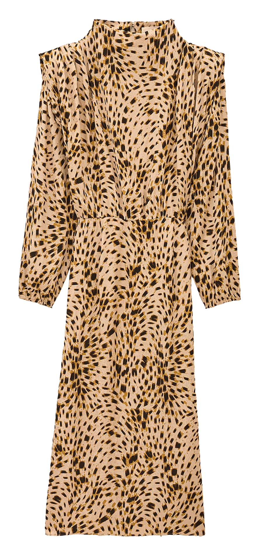 Leopard langes Kleid BA&SH Beige