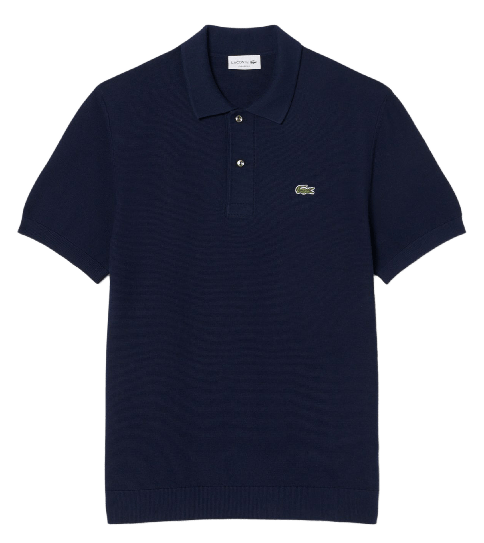 Gerade geschnittenes Poloshirt aus Baumwolle LACOSTE Blau