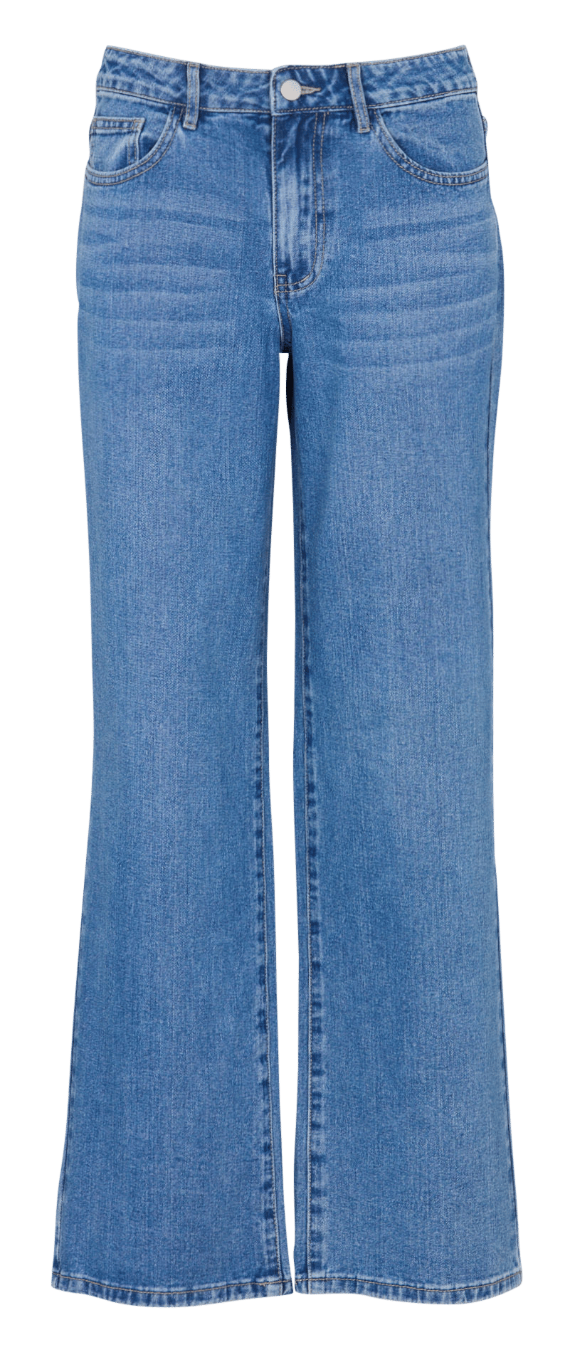 High-rise wide-leg jeans VILA Blue