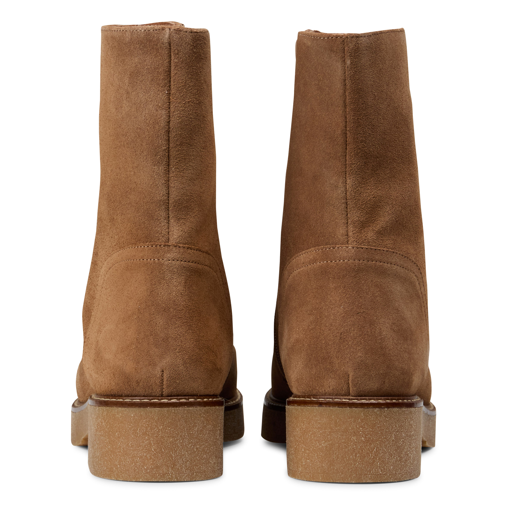 Stiefeletten aus Veloursleder MELLOW YELLOW Beige
