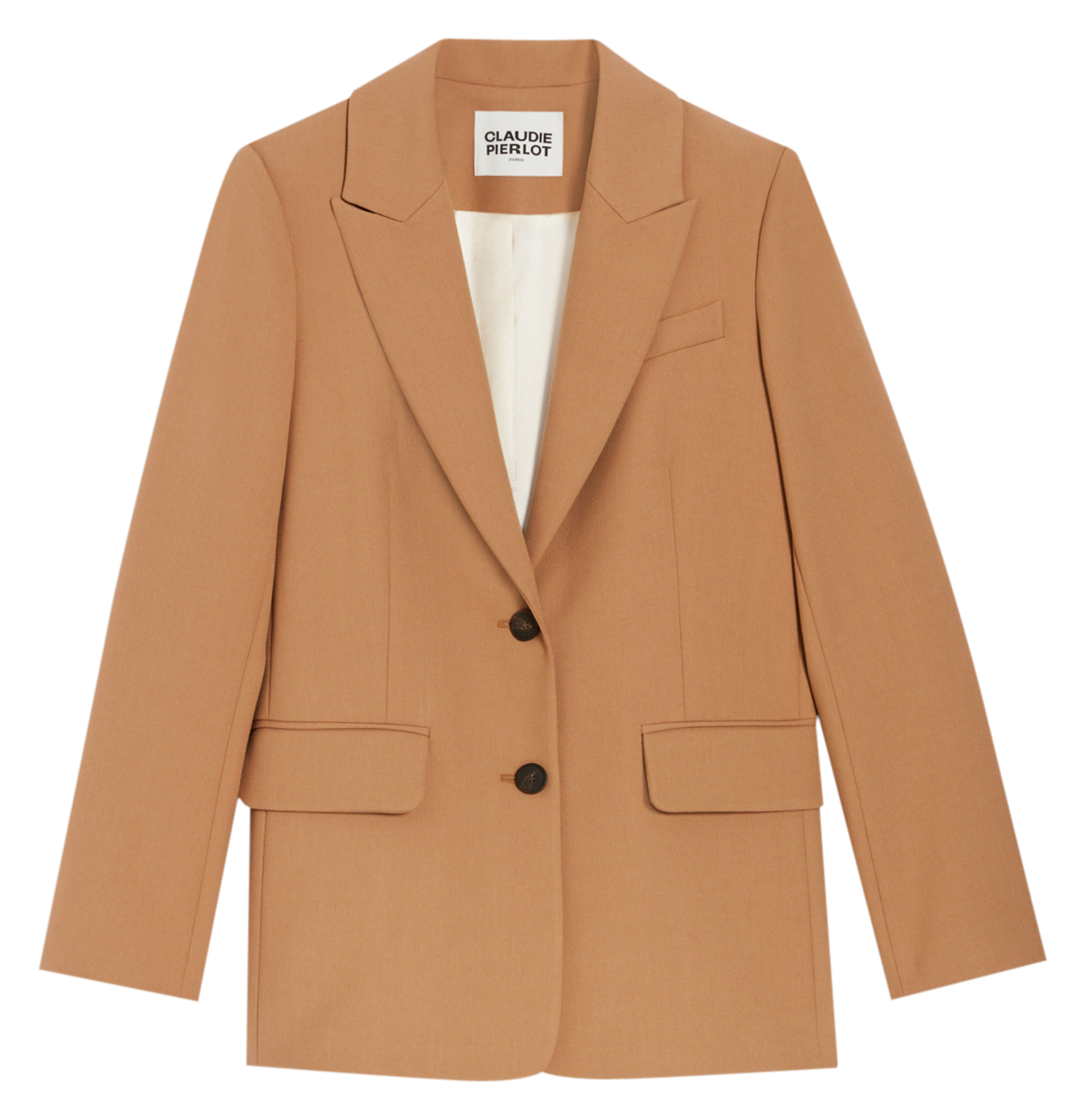 Rechte blazer BruinCLAUDIE PIERLOT