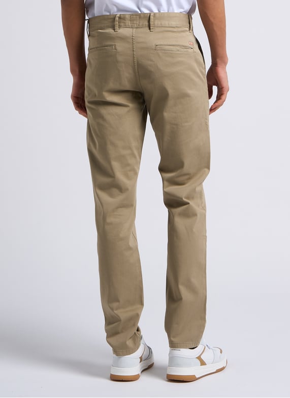 Stretch cotton chinos | Brown by BOSS Stretch cotton chinos Brown